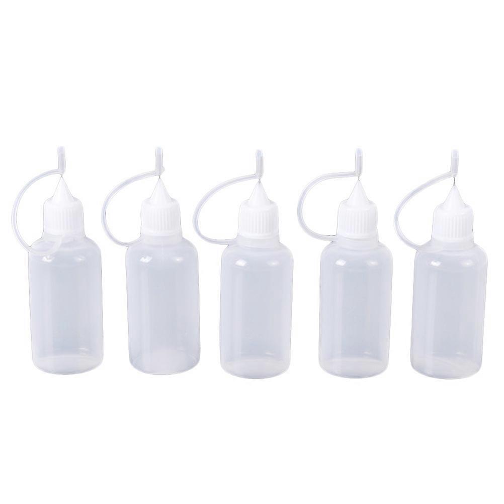 Applicator Bottle Plastic Empty Bottles for Containing 10Pcs Needle Tip