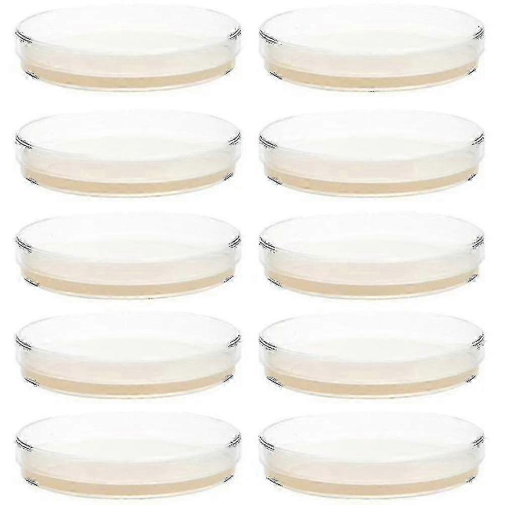 10pcs Prepoured Agar Plates Petri Dishes With Agar Science Experiment Supplies