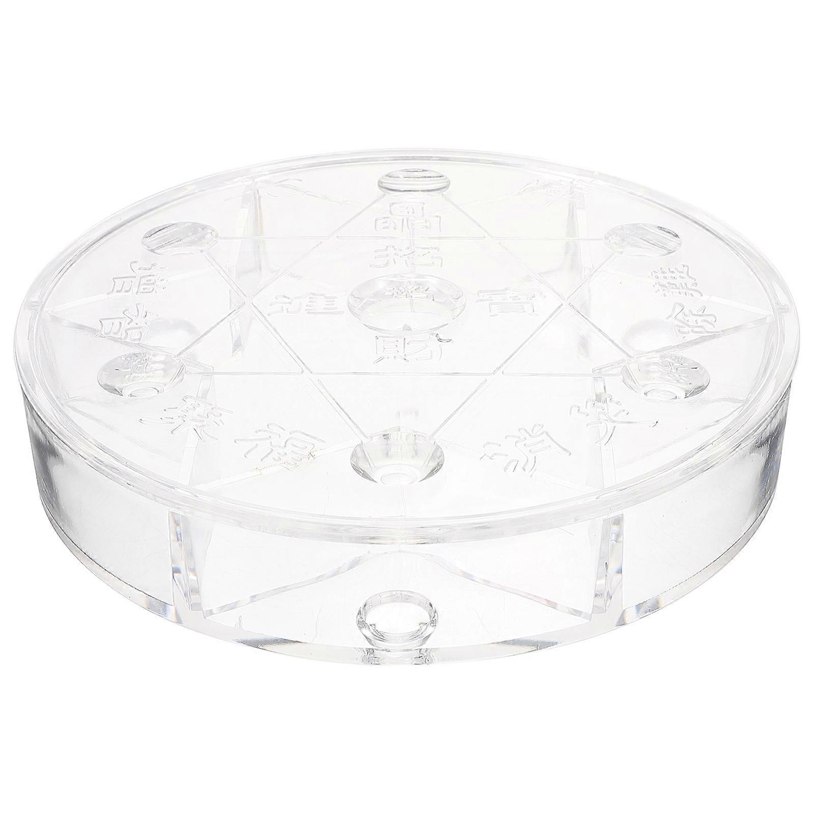 Crystal Sphere Display Stand Acrylic Holder for Storage 4Pcs Transparent Base