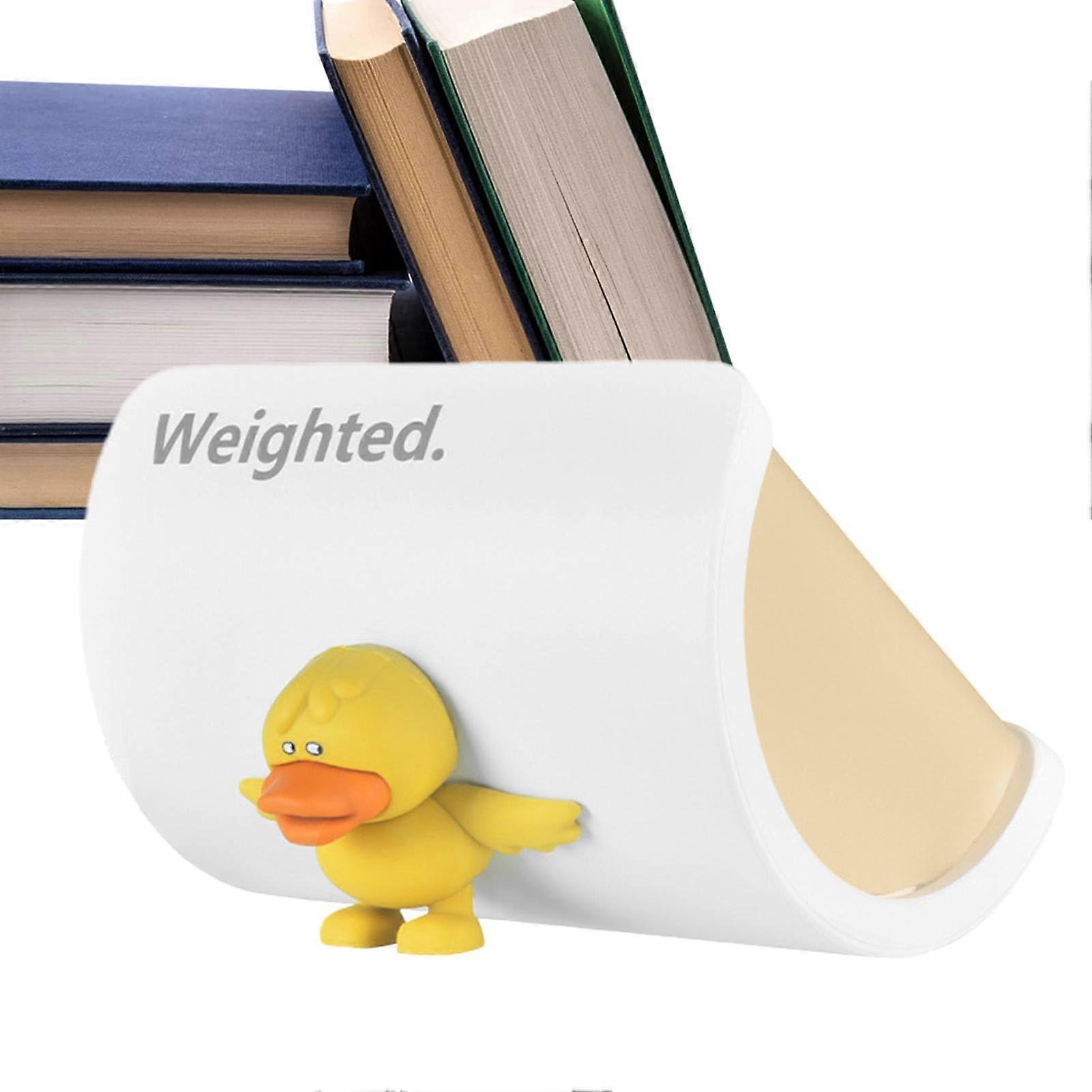 Duck Night Light, Weighted Duck Table Lamp, Small 1200mAh USB-Powered LED Desk Lamp For Bedroom, Duck LED Decor
