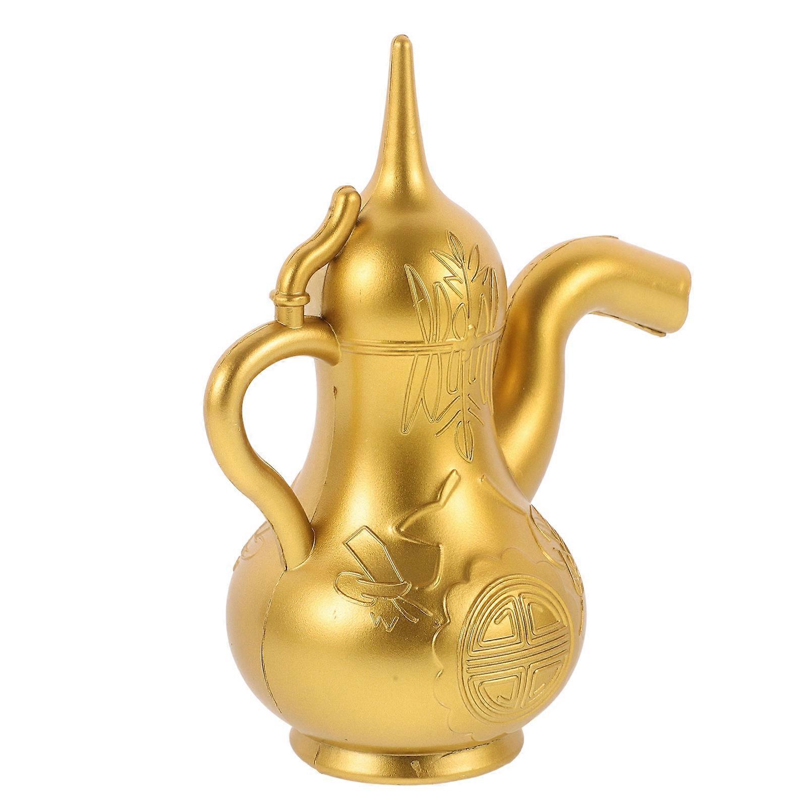 Decorative Invisible Gourd Fountain For Yard And Home Courtyard 3Pcs Elegant Style Water Flow Decoration Robust Material