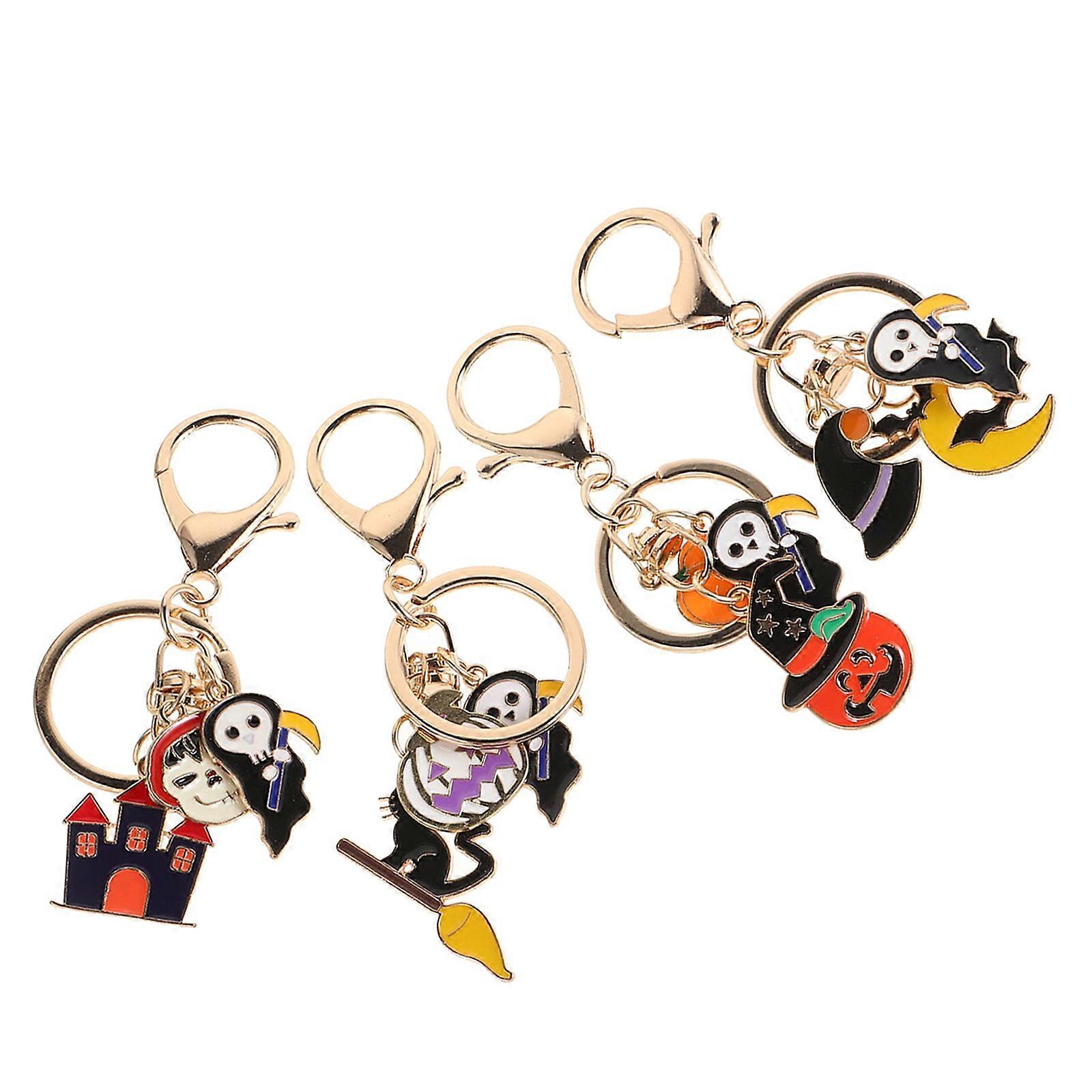 Halloween Keychain Key Pendants for Decor Use 20Pcs Assorted Color