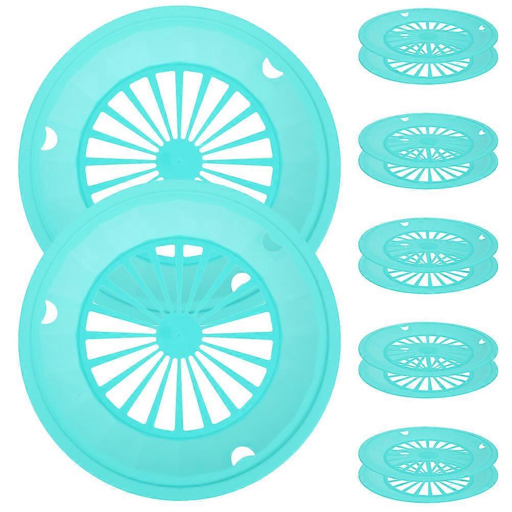Grill Plate Hollow-Out Food Plate 48 Pcs Reusable PP Plates Ideal For BBQ Parties And Outdoor Gatherings And Convenient