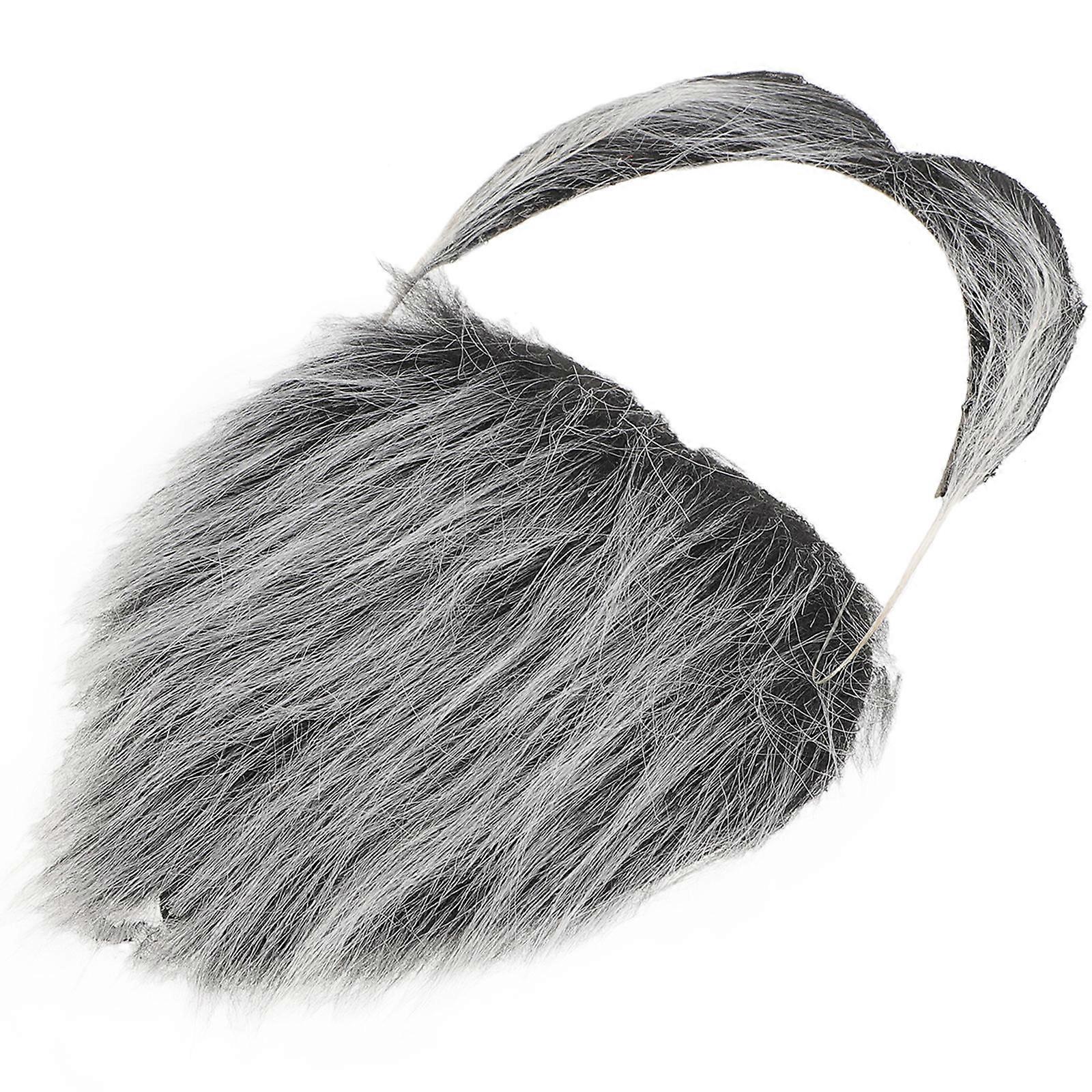 Cosplay Beard Costume for Party Performance 5Sets Grey Cloth