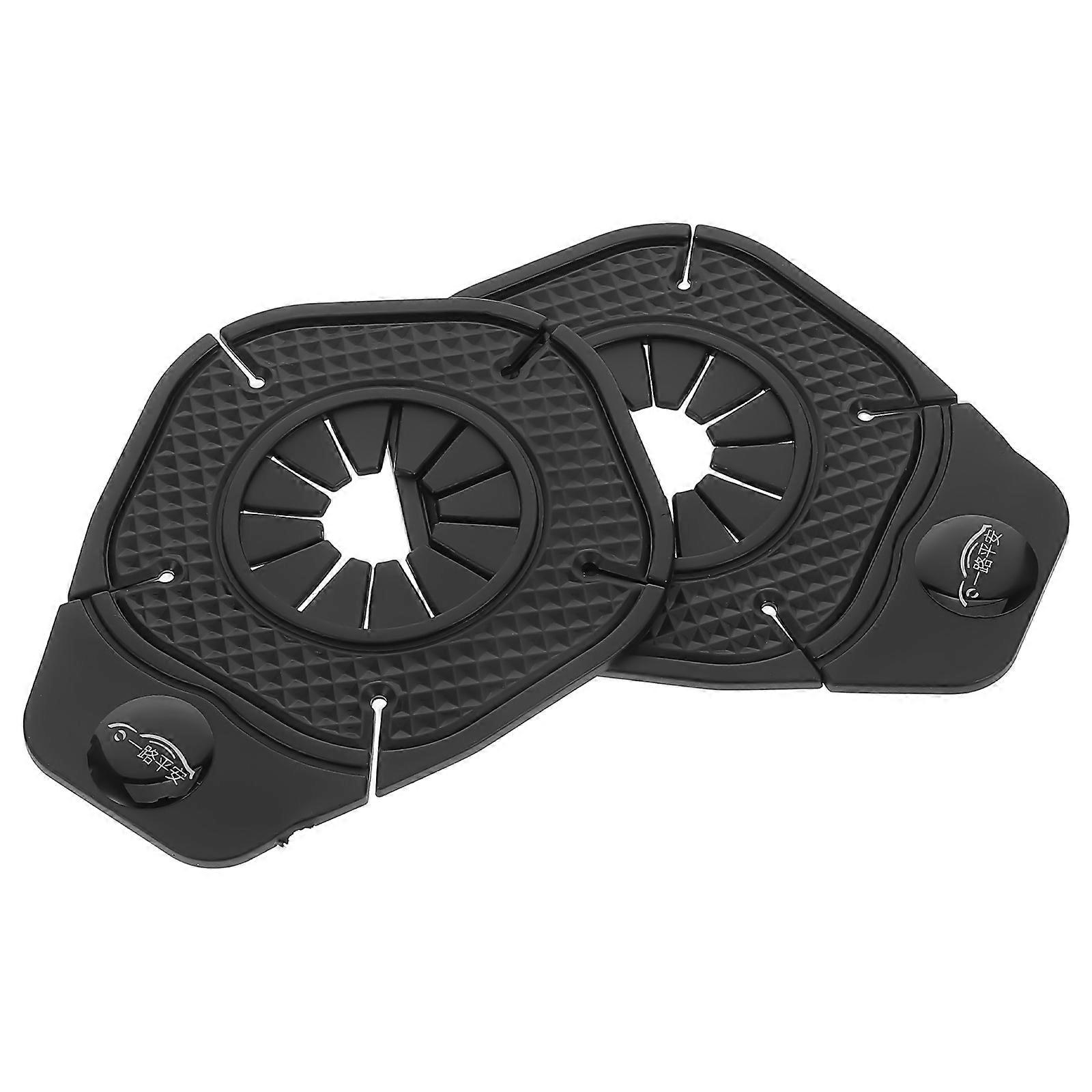 Car Windshield Wiper Arm Protector with 2Pairs Black PVC Covers