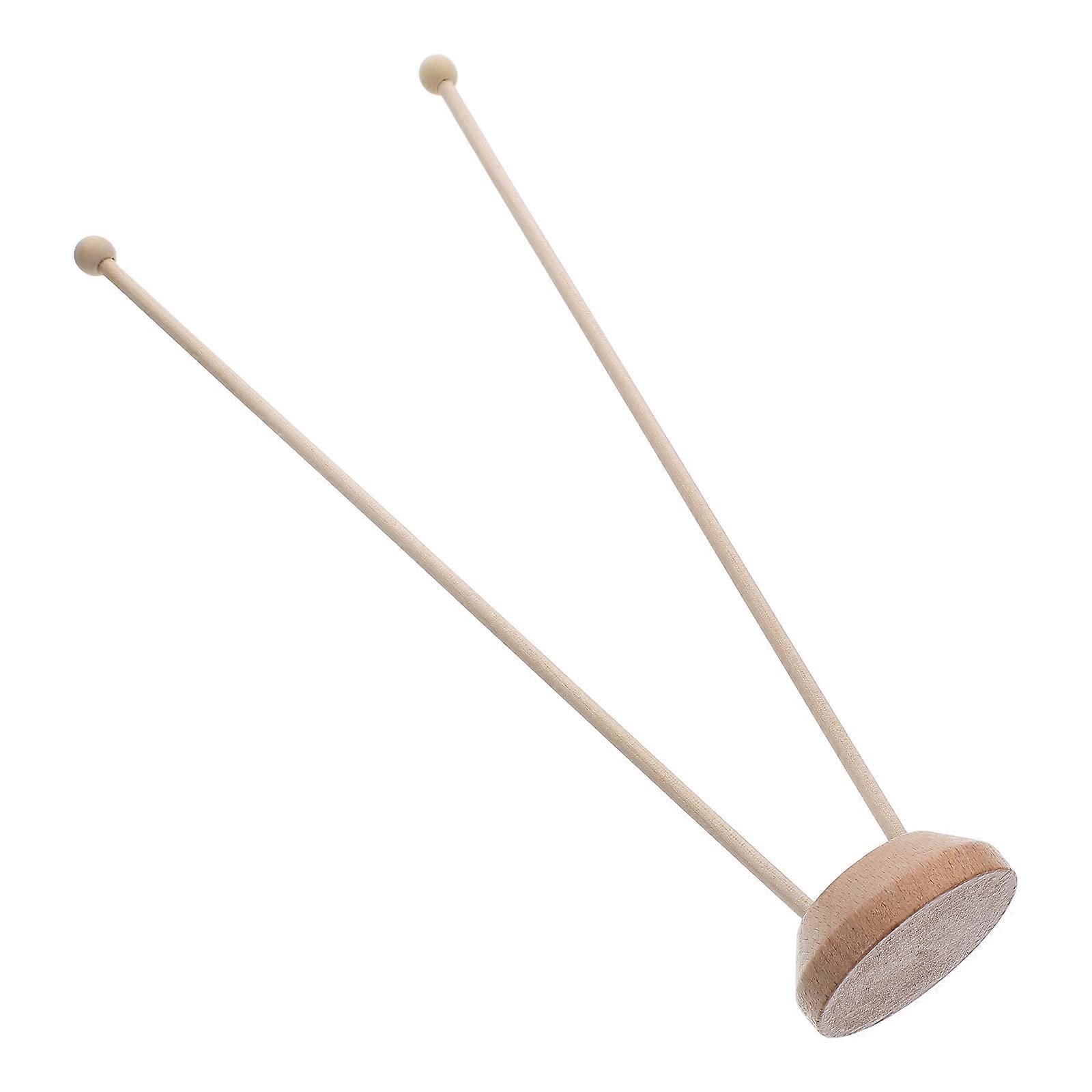 Practical Wooden Flagpole Base for Office Desk 4Pcs Set