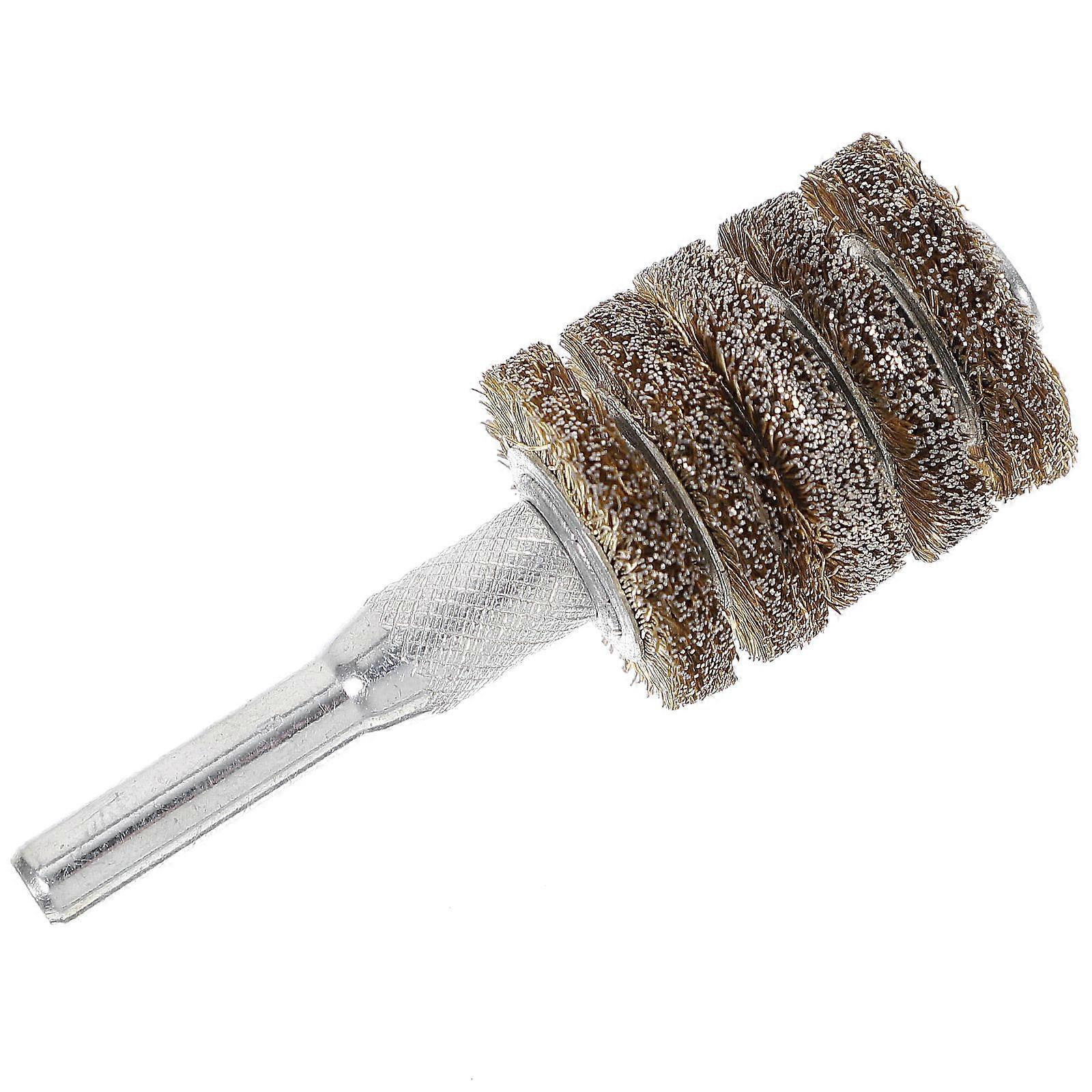 Wire Brush for Drill 2Pcs Metal Polishing Rust Remover Attachment