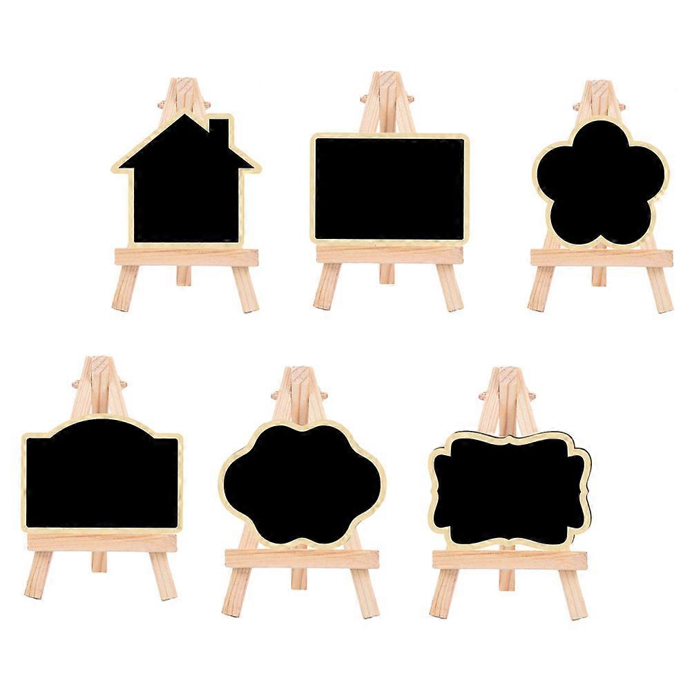Chalkboard Sign Boards Creative Message Sharing For Bakery Children 4.9x2.8x8.7in Menu Display 24Pcs