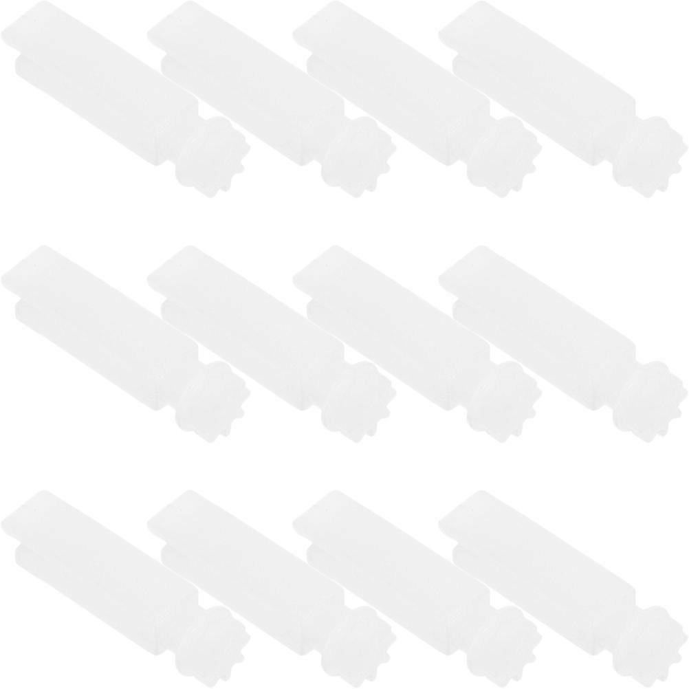 Vertical Blind Stems Replacement for Repair 100Pcs Transparent PVC