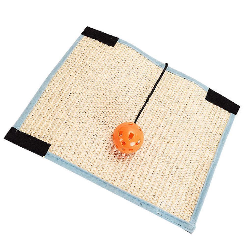 Sisal Scratching Pad Cat Supplies Furniture Sofa Table Protector Hook And Loop Design For Kittens Multi 31.5X24.5cm 1Pcs