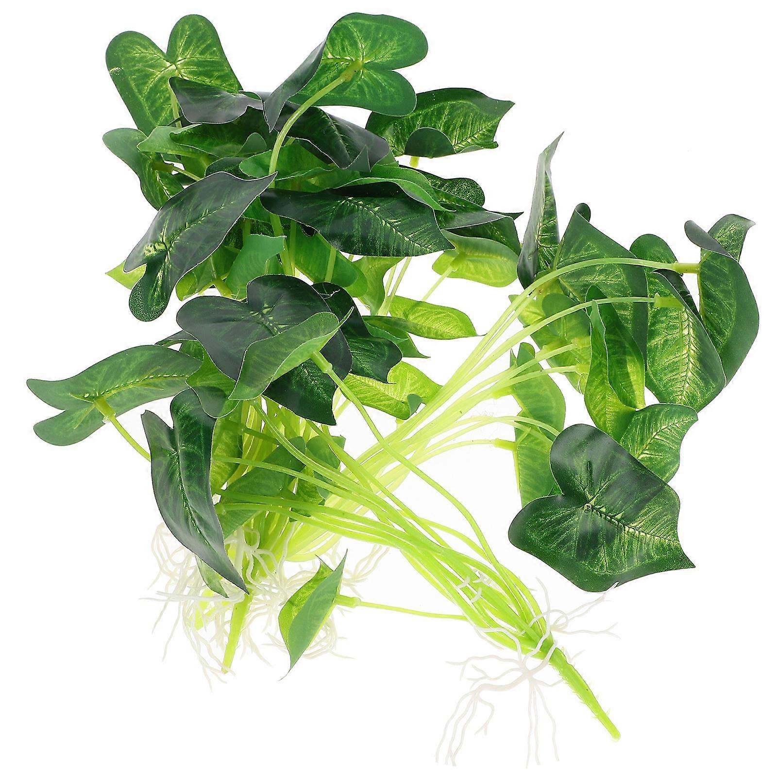 Faux Leaves Stems Green Artificial Leaves for Home Use 4Pcs Set