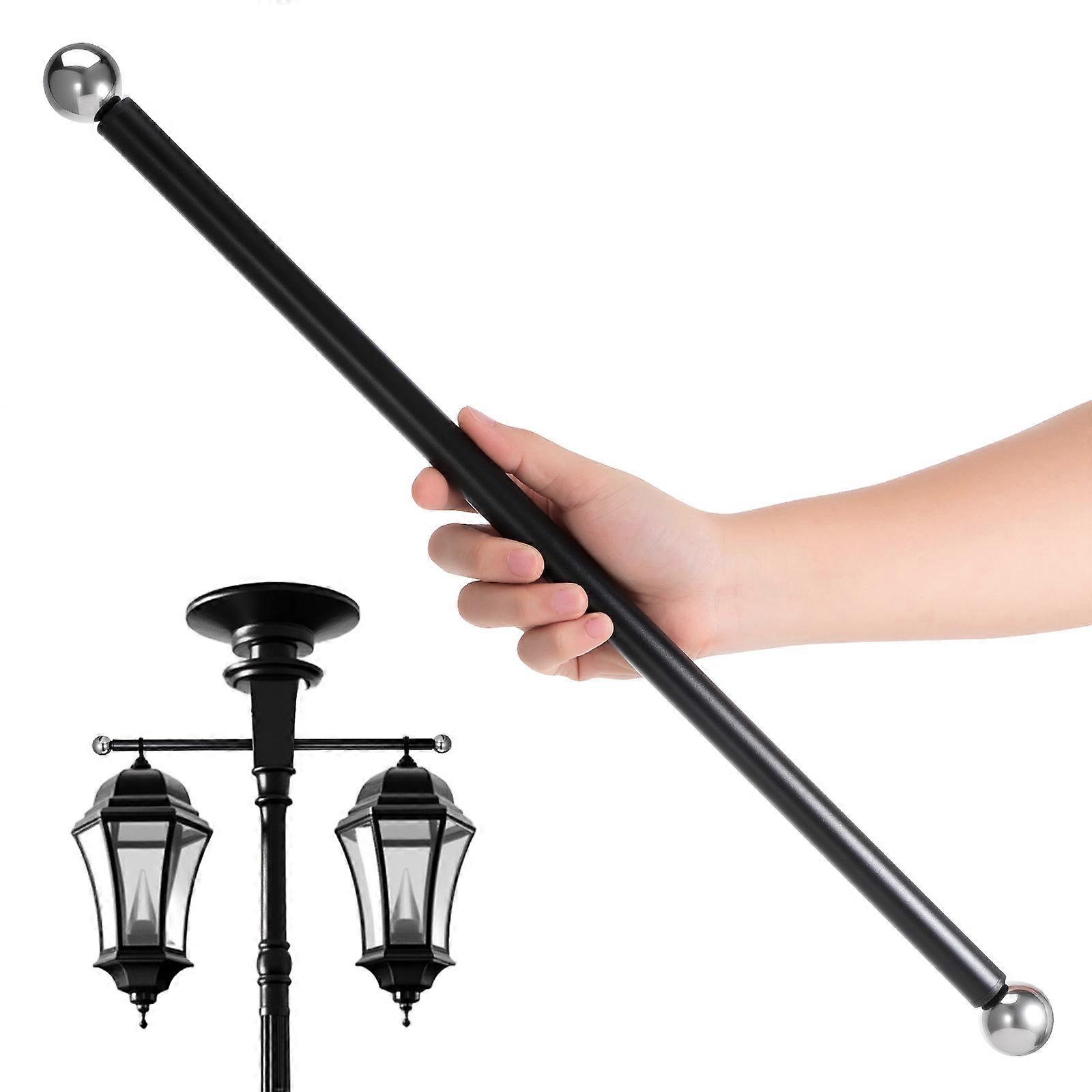 Heavy Duty Outdoor Lamp Post Cross Arm for 3Pcs Garden Light Support