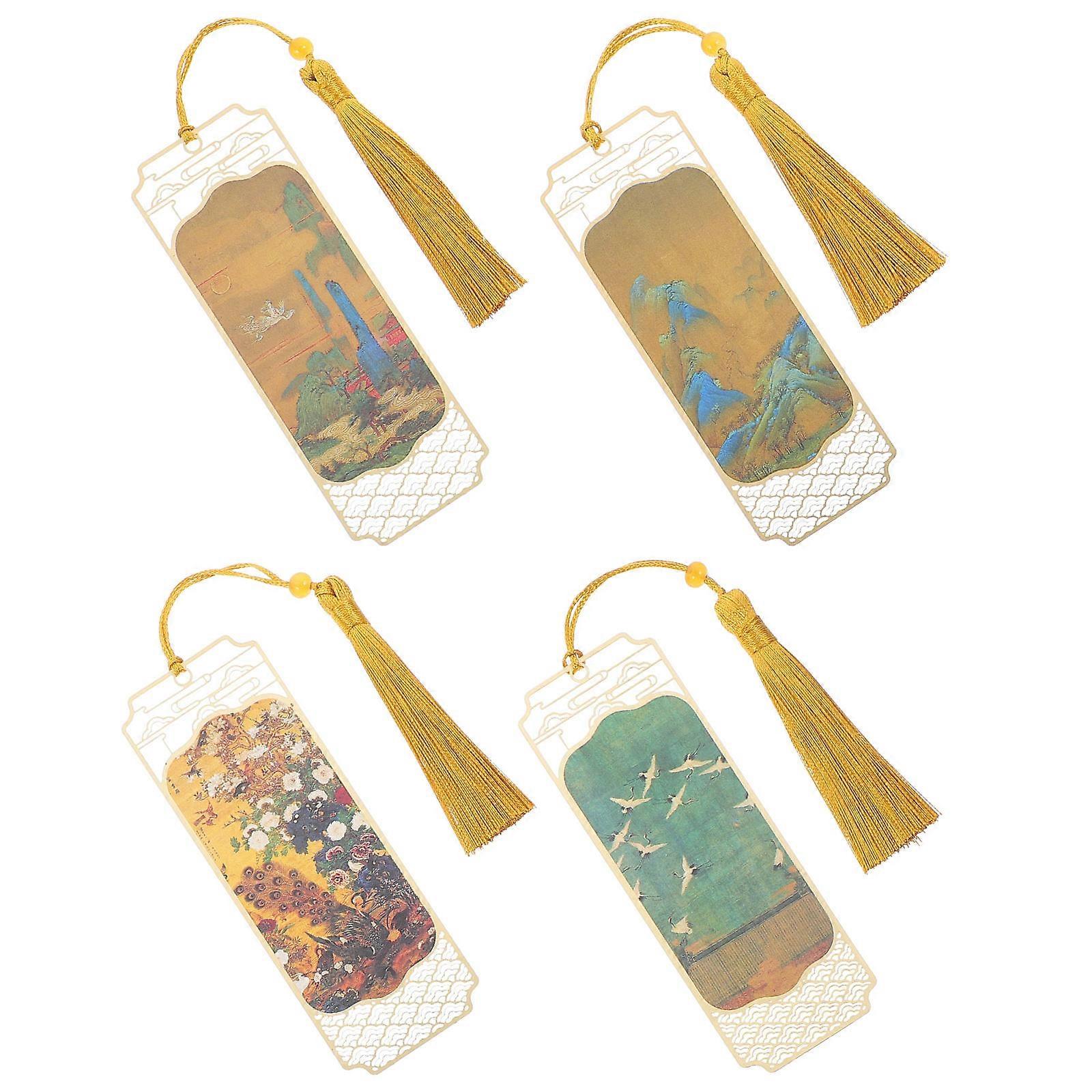 Creative Book Mark 1Set Assorted Color Unique Gift Metal Bookmark for Decoration