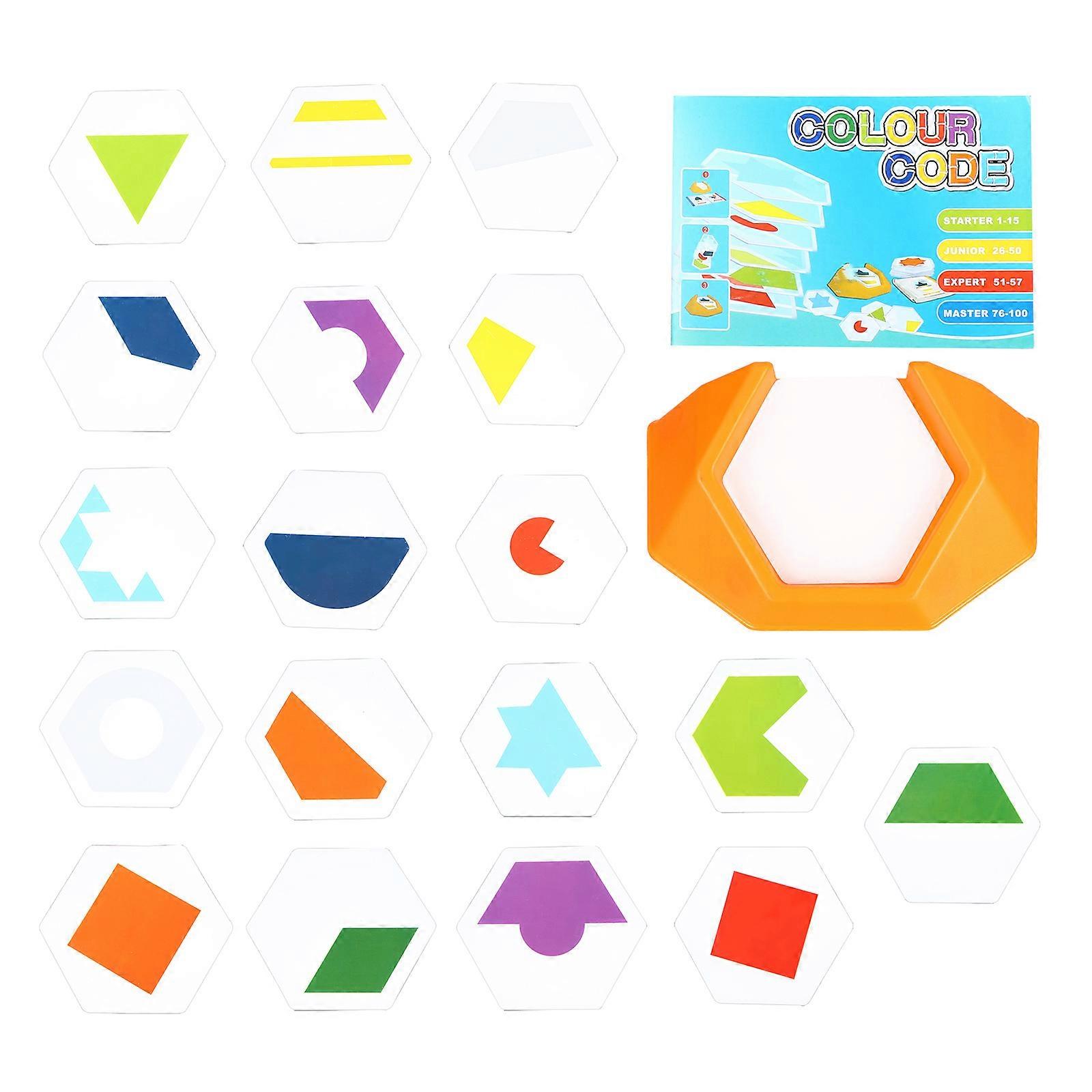 Color Shape Jigsaw Educational Puzzle for Kids Playing with 3 Boxes