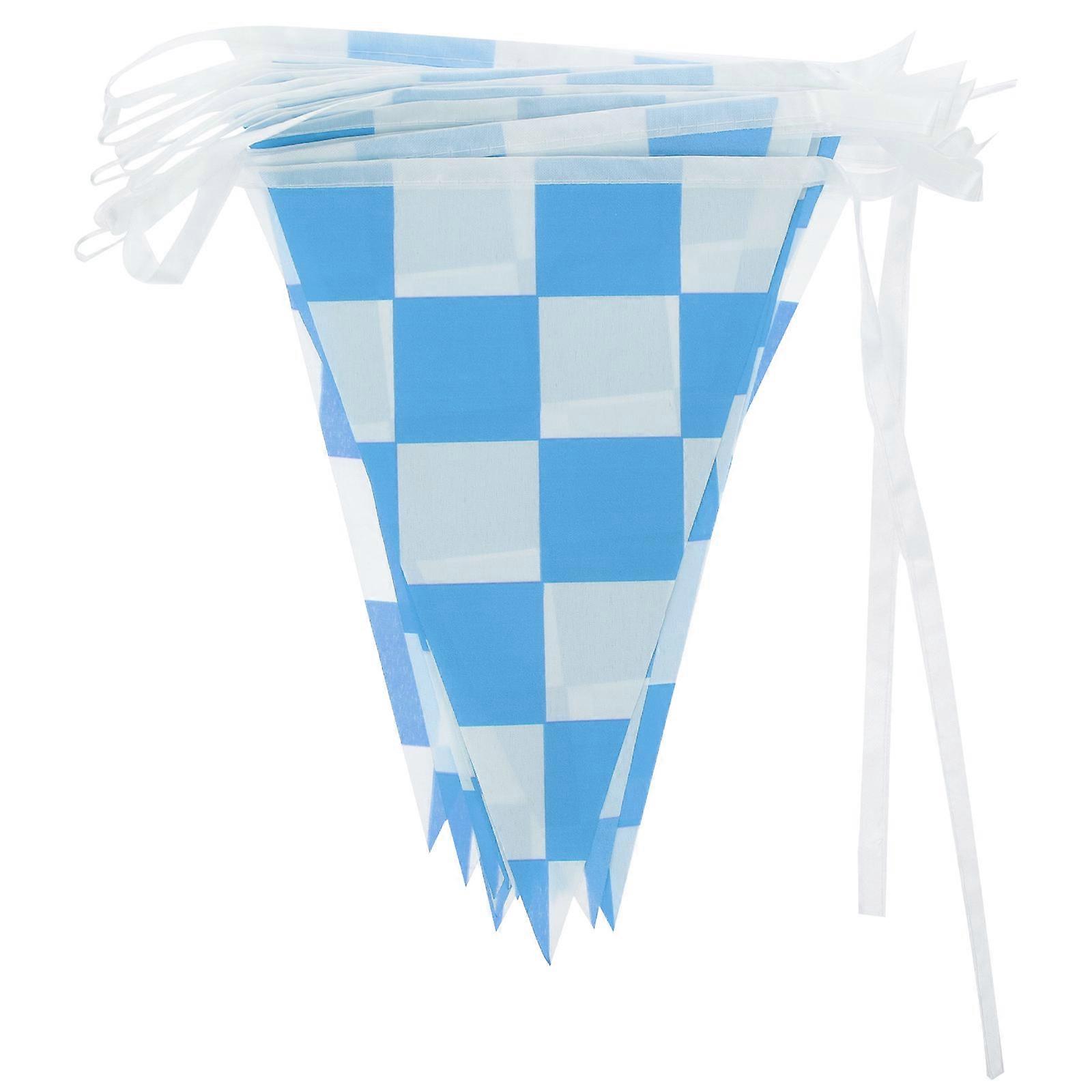 Checkered Flag Decoration 3 Strings Small Race Car Flag Outdoor Racing Event 31.00X21.50X0.10CM Signal Use