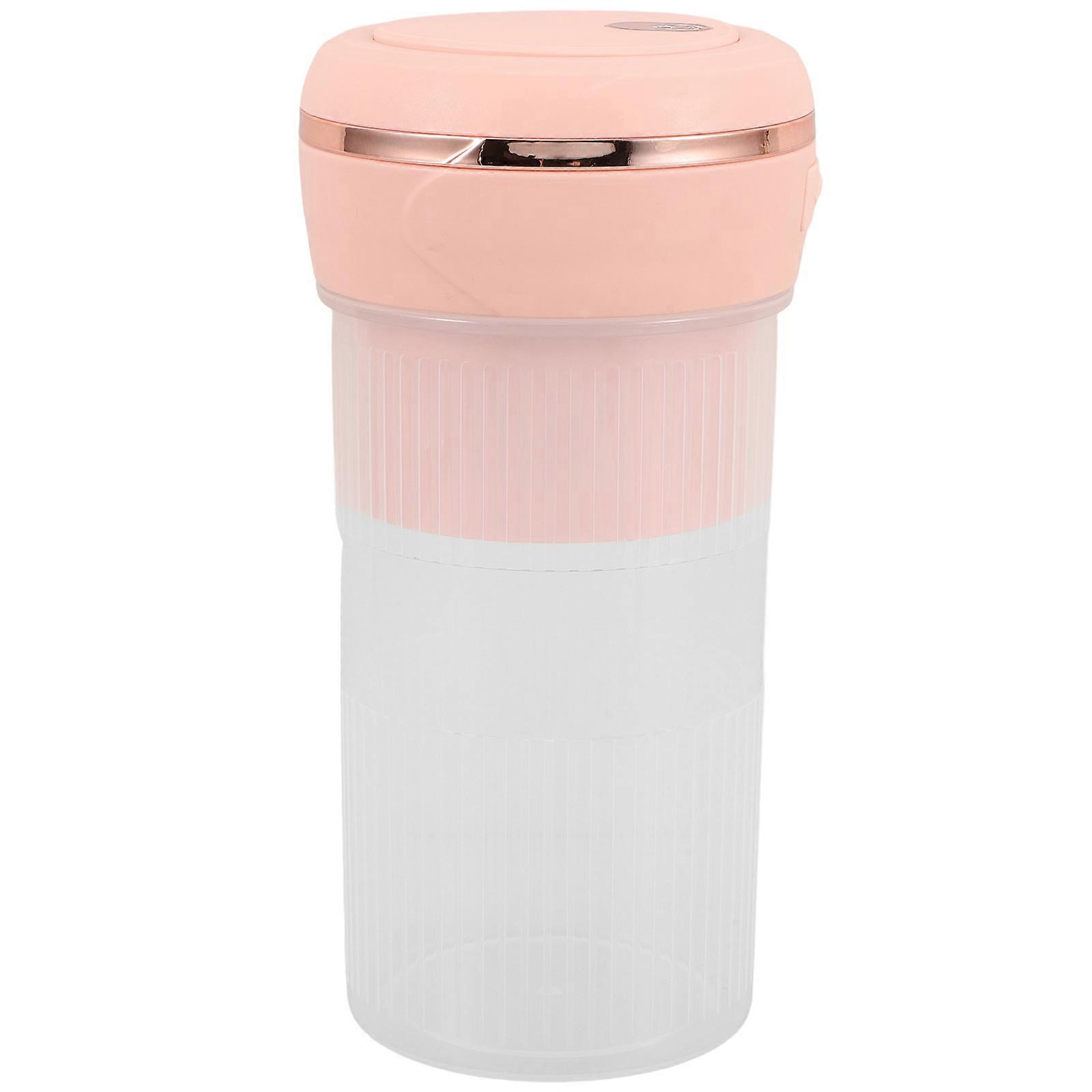 Portable Blender for Fruit Juicing 3Pcs Pink Pc Material