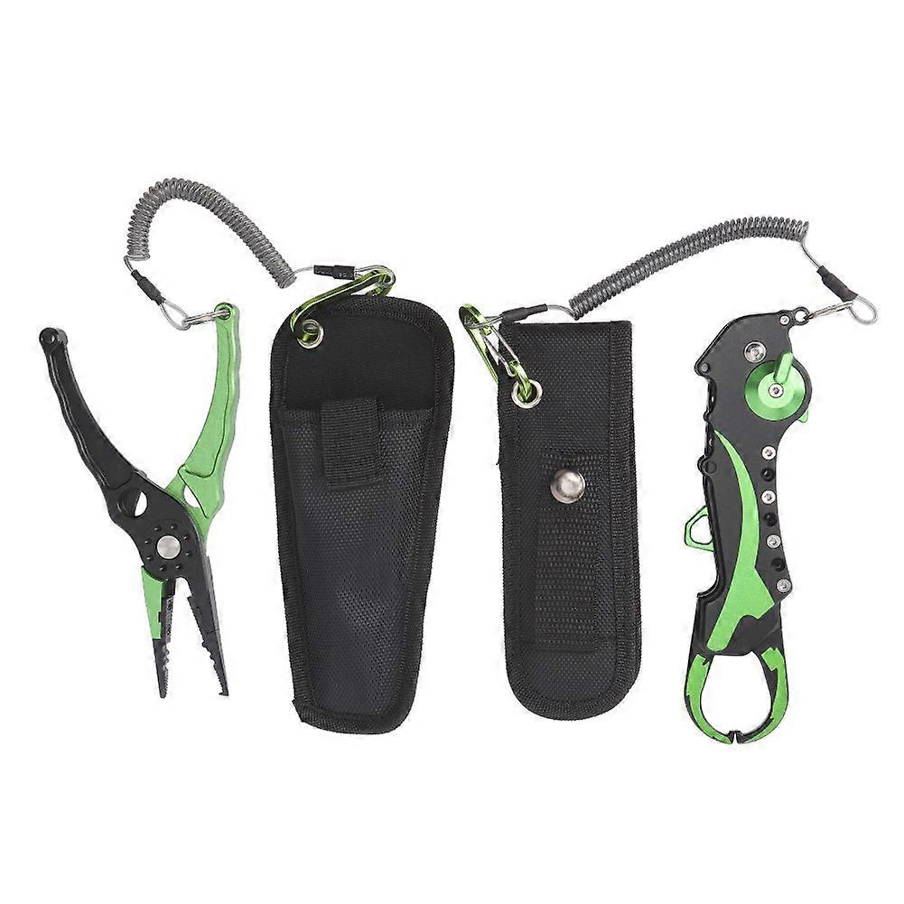 Outdoor Multifunctional Folding Aluminum Alloy Lure Pliers Fish Controller Tong Set