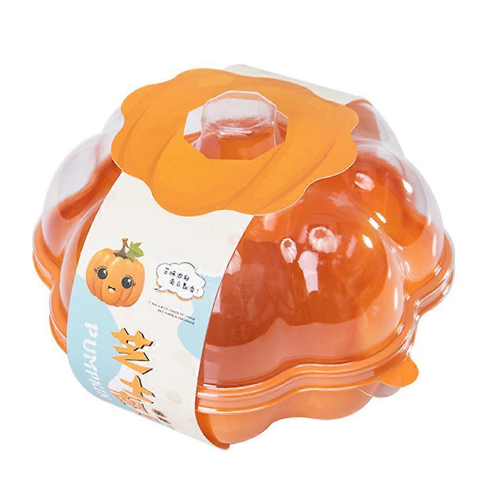 Cheese Pumpkin Packing Box Packaging Box for Decoration 6Pcs Orange