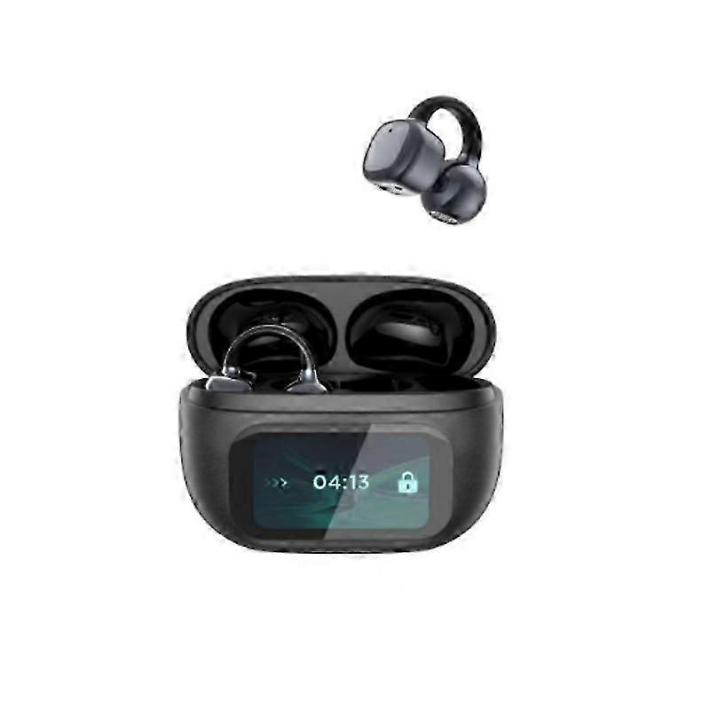 Open Ear Earbuds Wireless,C-Shaped Bridge Ear Buds for Music & Phone Calls with Touch Screen