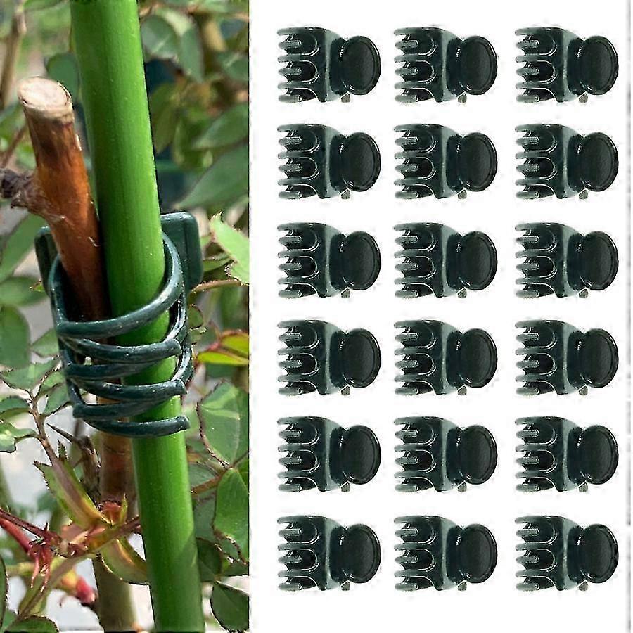 25-26 Plastic Orchid Support Clips, 50 Pack 1. PS Material, Vine Holders