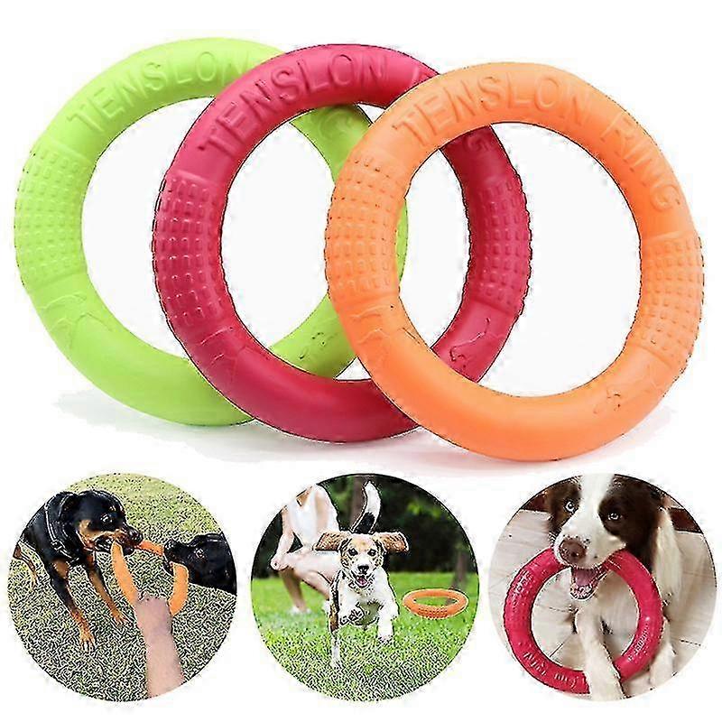 Interactive Pull-Resistant Chewing Toy for Aggressive Dogs with Floating Water Disk and Training Ring