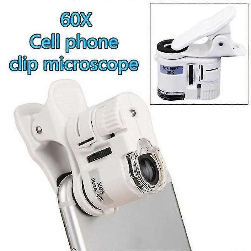 Mobile Phone Microscope Magnifying Glass Mobile Phone Camera Video 60 Times Mini Portable High Magni