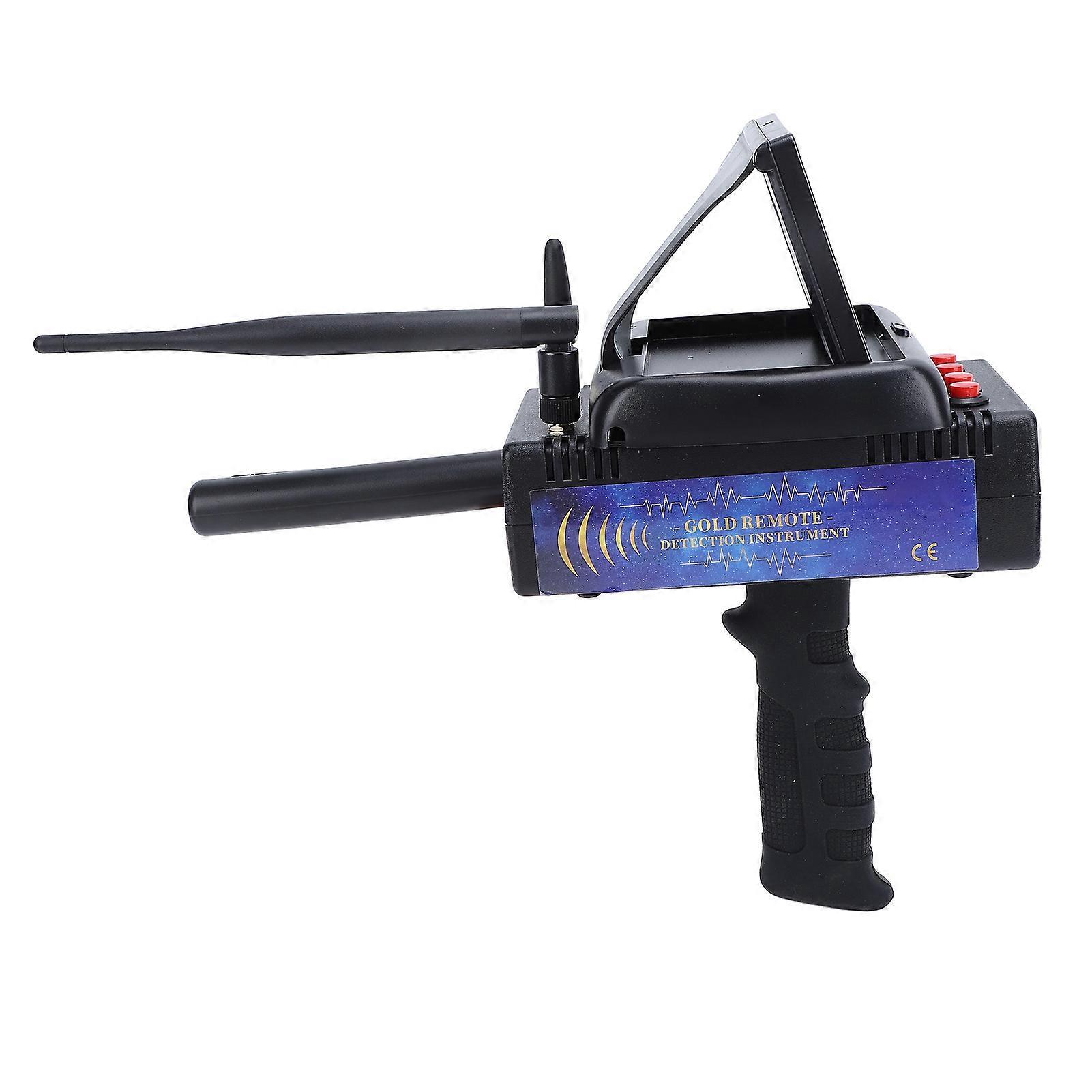 Metal Detector with Display 1200m Range 25m Depth Black Handheld