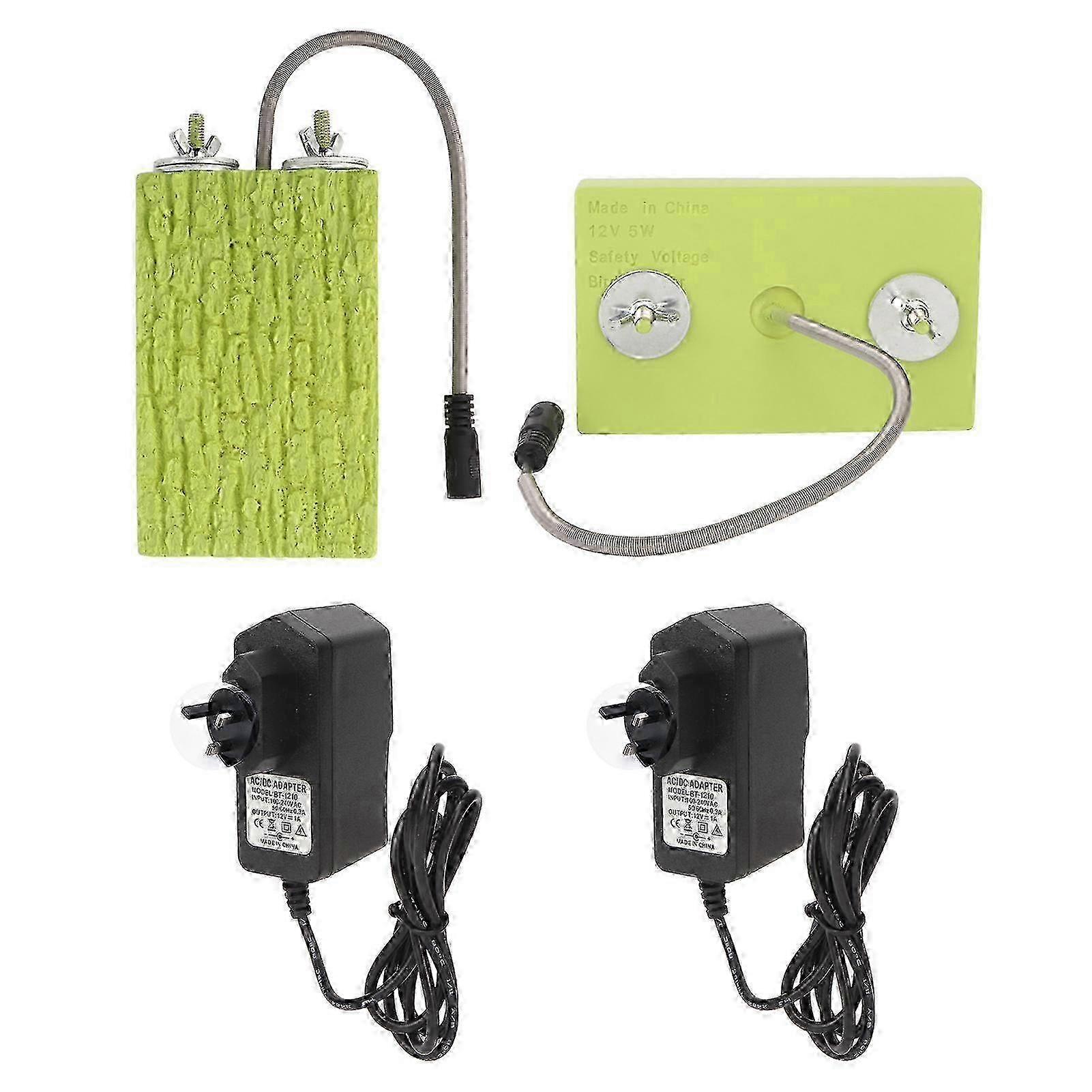 Isıtmalı Kuş Tünek Platformu Sabit Sıcaklık 12V 5W Küçük Evcil Hayvan Sıcak Standı Tahtası Papağanlar ve Hamsterlar İçin UK Plug2025