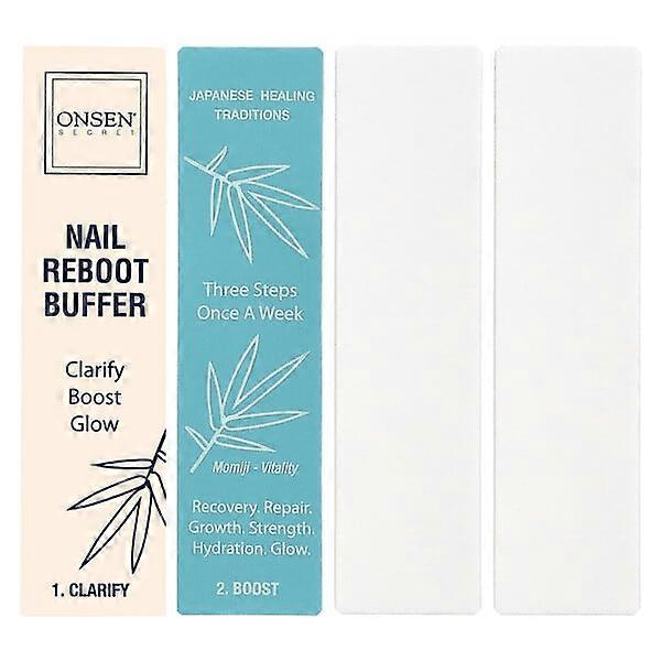 Onsen Secret, Nail Reboot Eco-Pads , 4 Replacement Pads