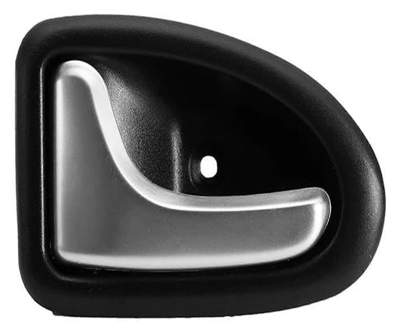 Car Interior Door Handle Set for Renault Clio 2000-2009 Silver Matte Left & Right 2 Pack