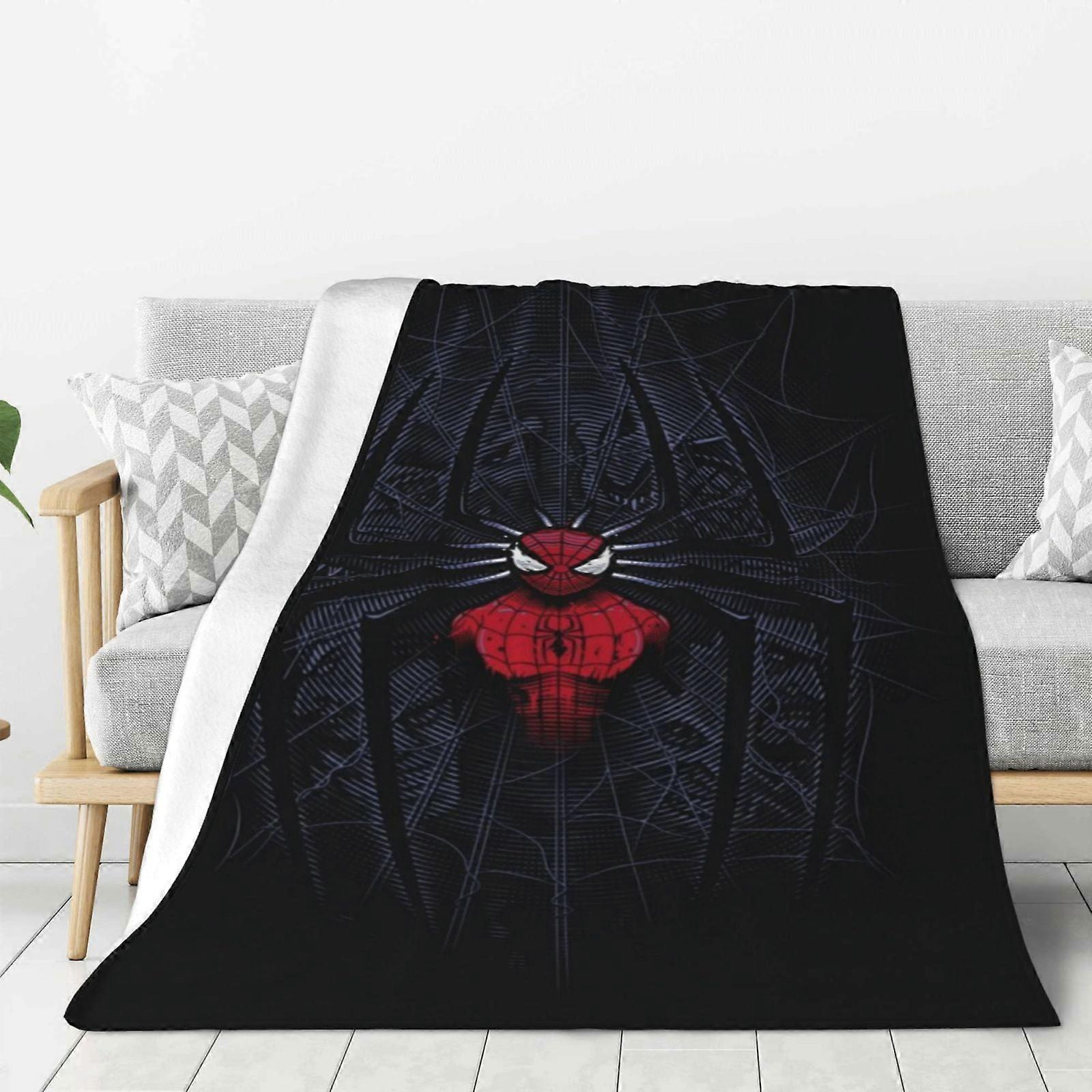 Spiderman Fleece Blanket Super Soft Cozy Throw Blanket, Kids Bedding Features - Super Soft 60"X50"