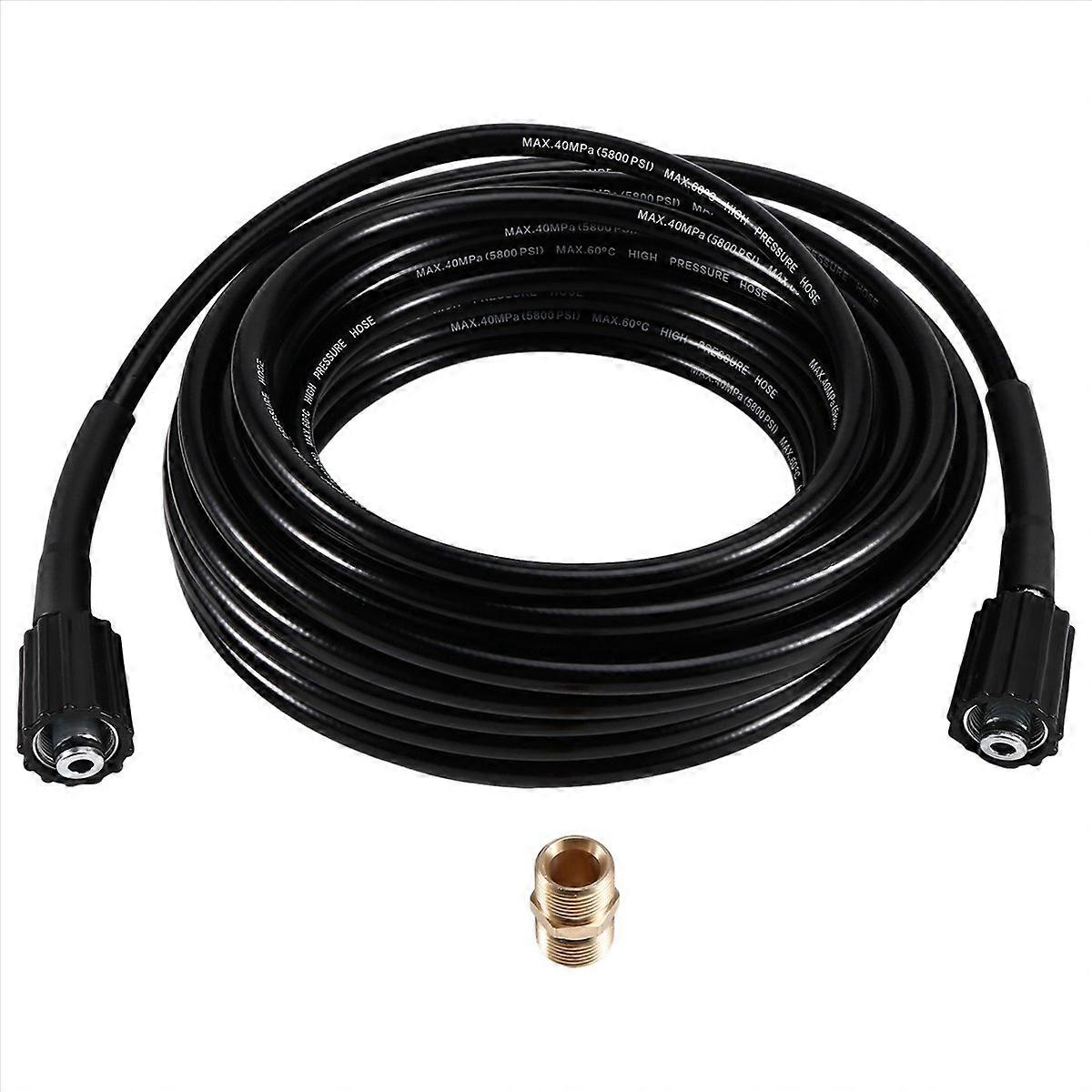 Pressure Washer Hose Quick Connector Hose and Extension Coupler 15m