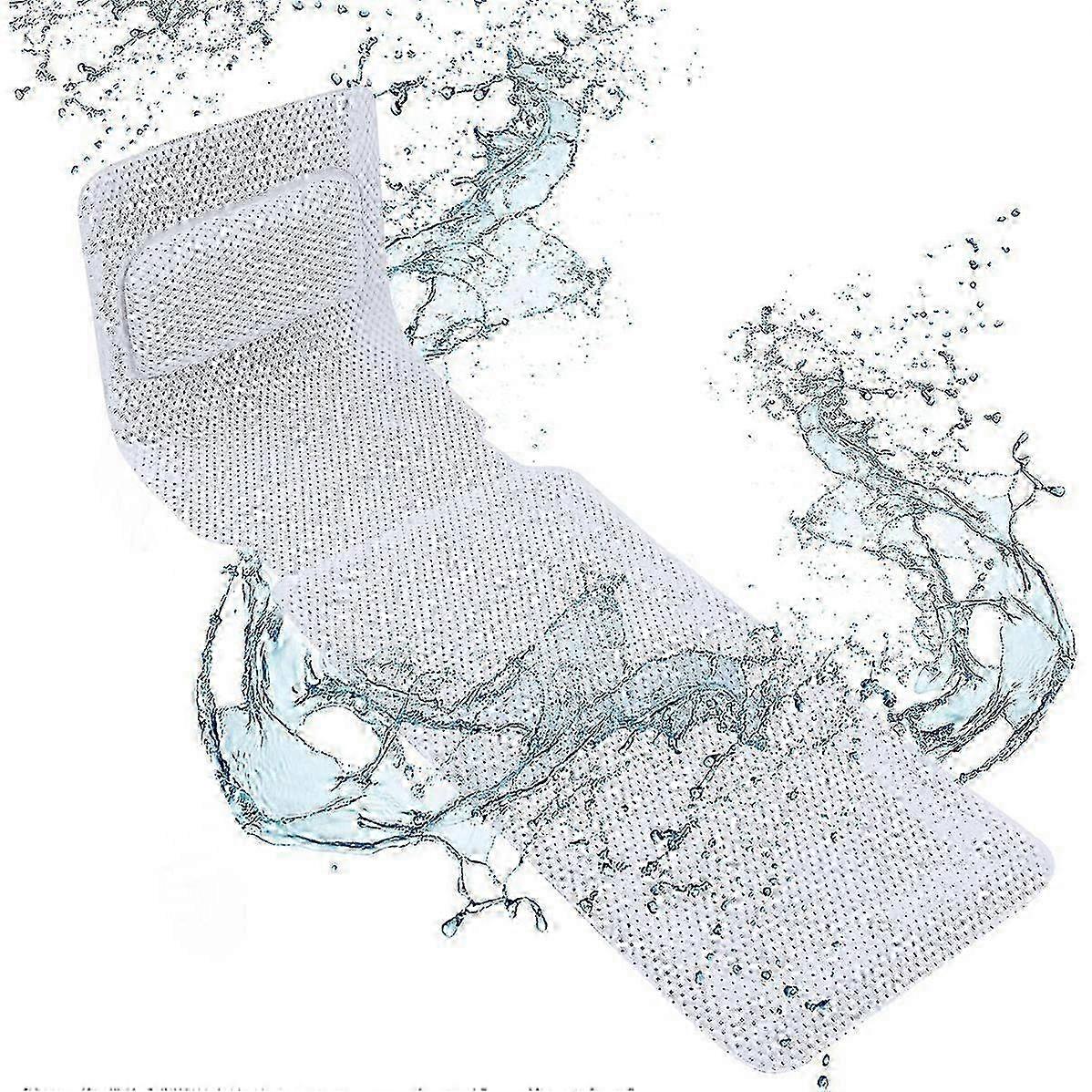 Bath Pillow Full Body Bath Bed with Suction Cups