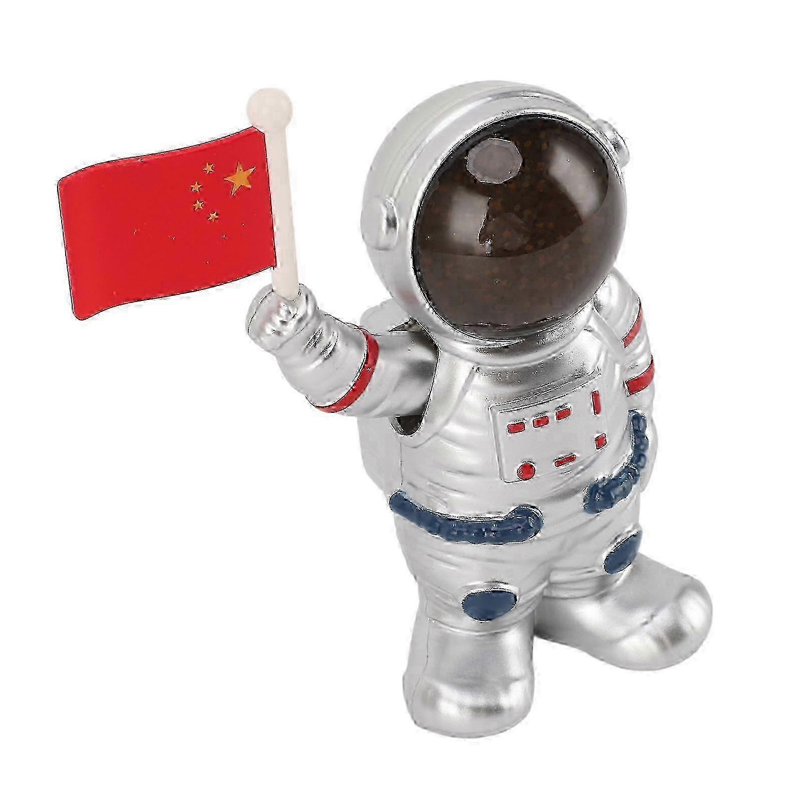 Solar-Powered Astronaut Decoration with Dynamic Arms for Car and Shelf miao4