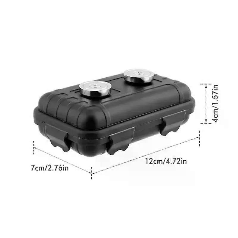 Upgraded Car Bottom Hidden Magnetic Key Box Waterproof Multi-function Key Storage Box Accessories Storage GPS Locator