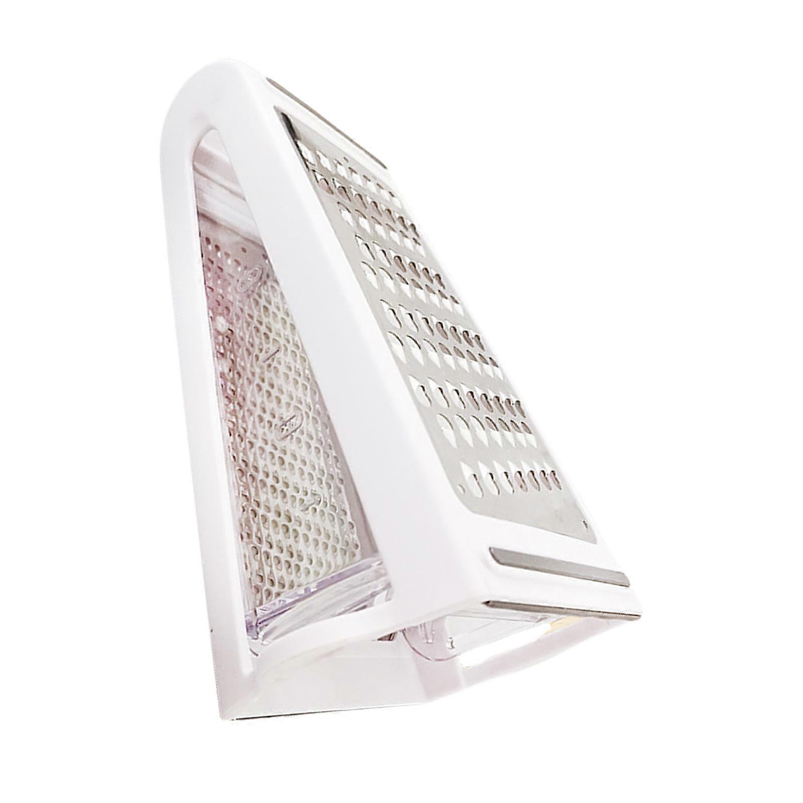 Efficient Double Cutter Grater for Quick and Uniform Food Processing with Stable Construction and User Friendly Handle Multicolor