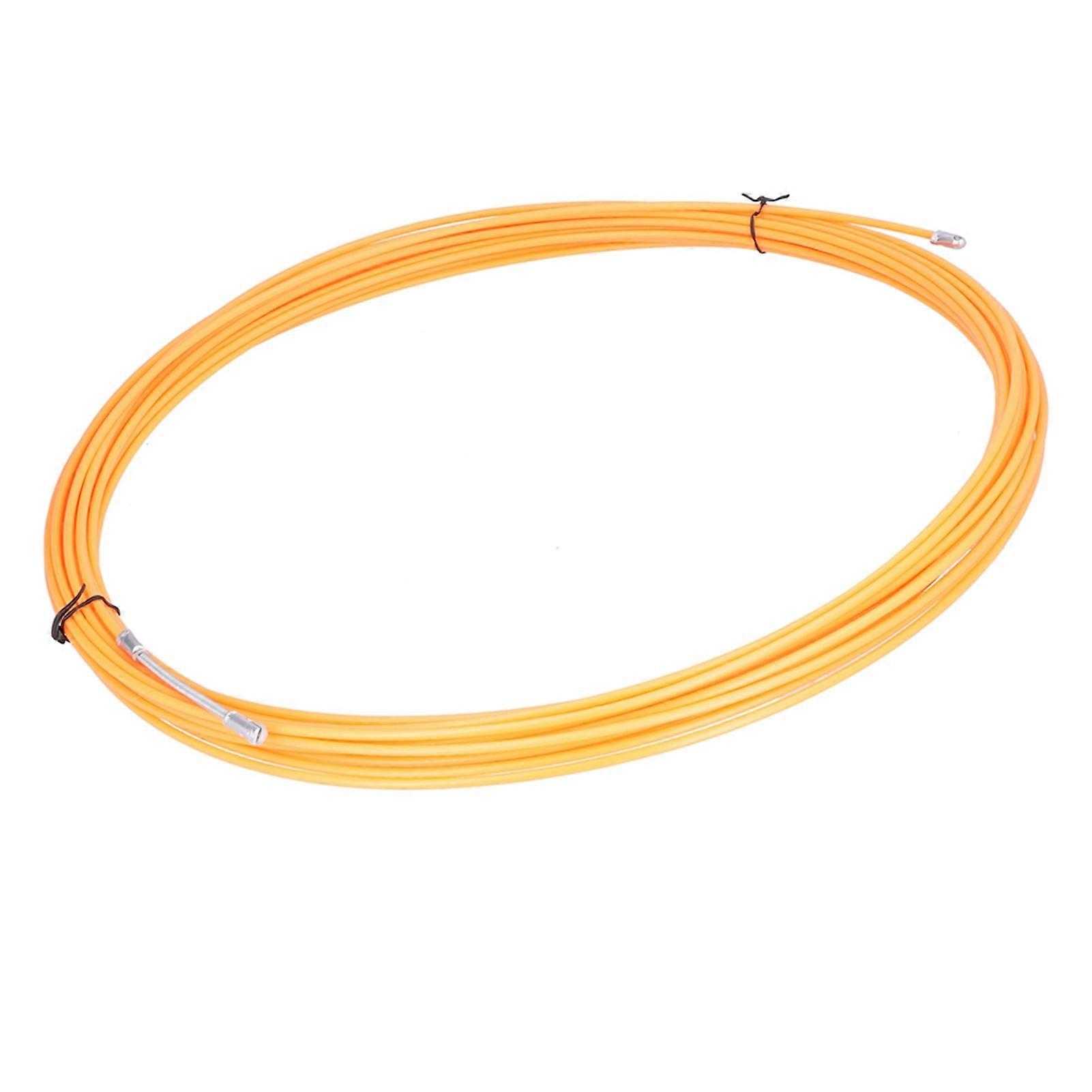 Wire Threader Fish Tape Puller Through Wall 25m/82ft Orange for Attic Crawl Space Underground Floor