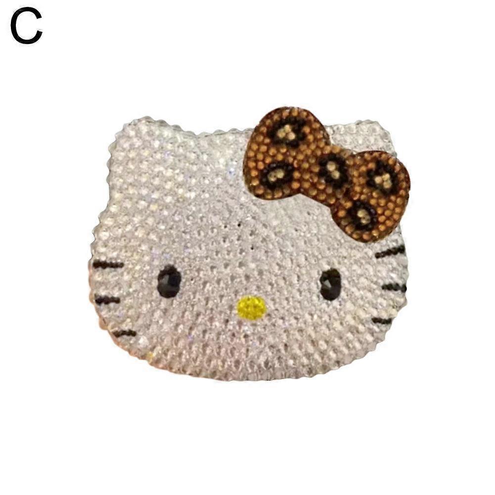 Hello Kitty Handheld Mirror and Comb Set Lightweight Portable for Girls Rose Pink Silvery Red Leopard Print