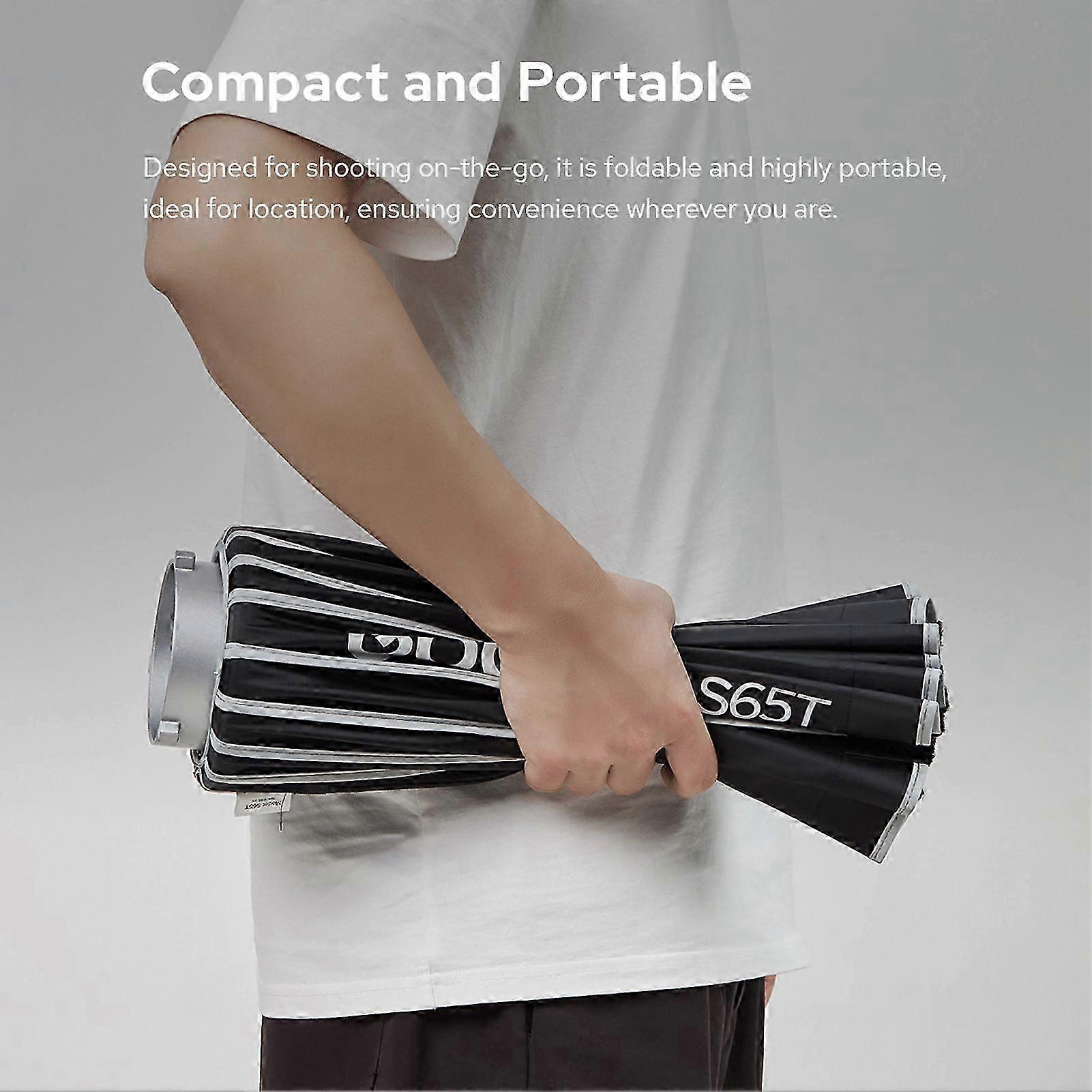 Godox S85T 85cm/33.5in Quick Release Umbrella Softbox Professional Foldable Softbox with Standard Bowen Mount & Diffusers for Photography Studio Photo