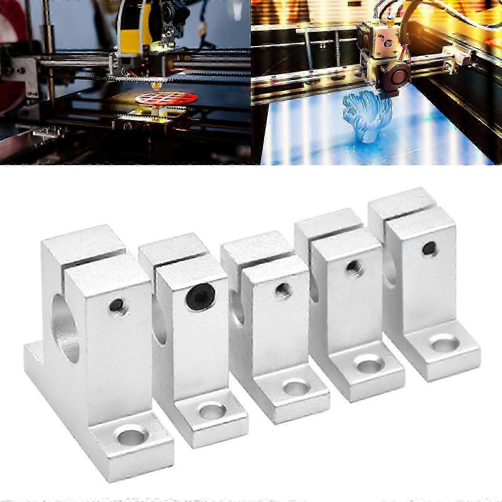 3D Printer Accessory Linear Opticals Shaft Fixing Block Vertical Rail Support Bearing SK10 SK12 SK16 SK20
