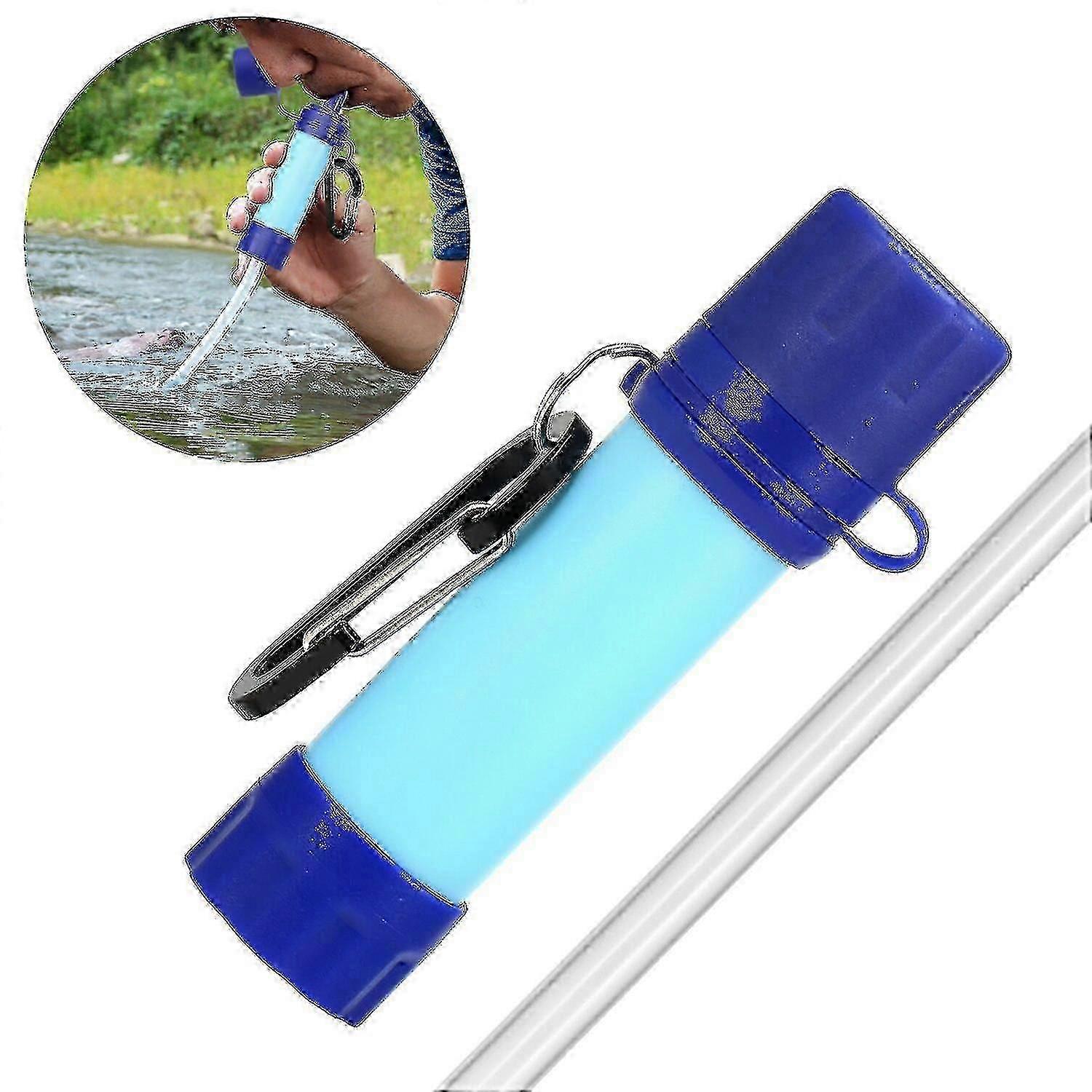 Portable Water Filter Straw with 5000 Liters Filtration for Emergency Camping