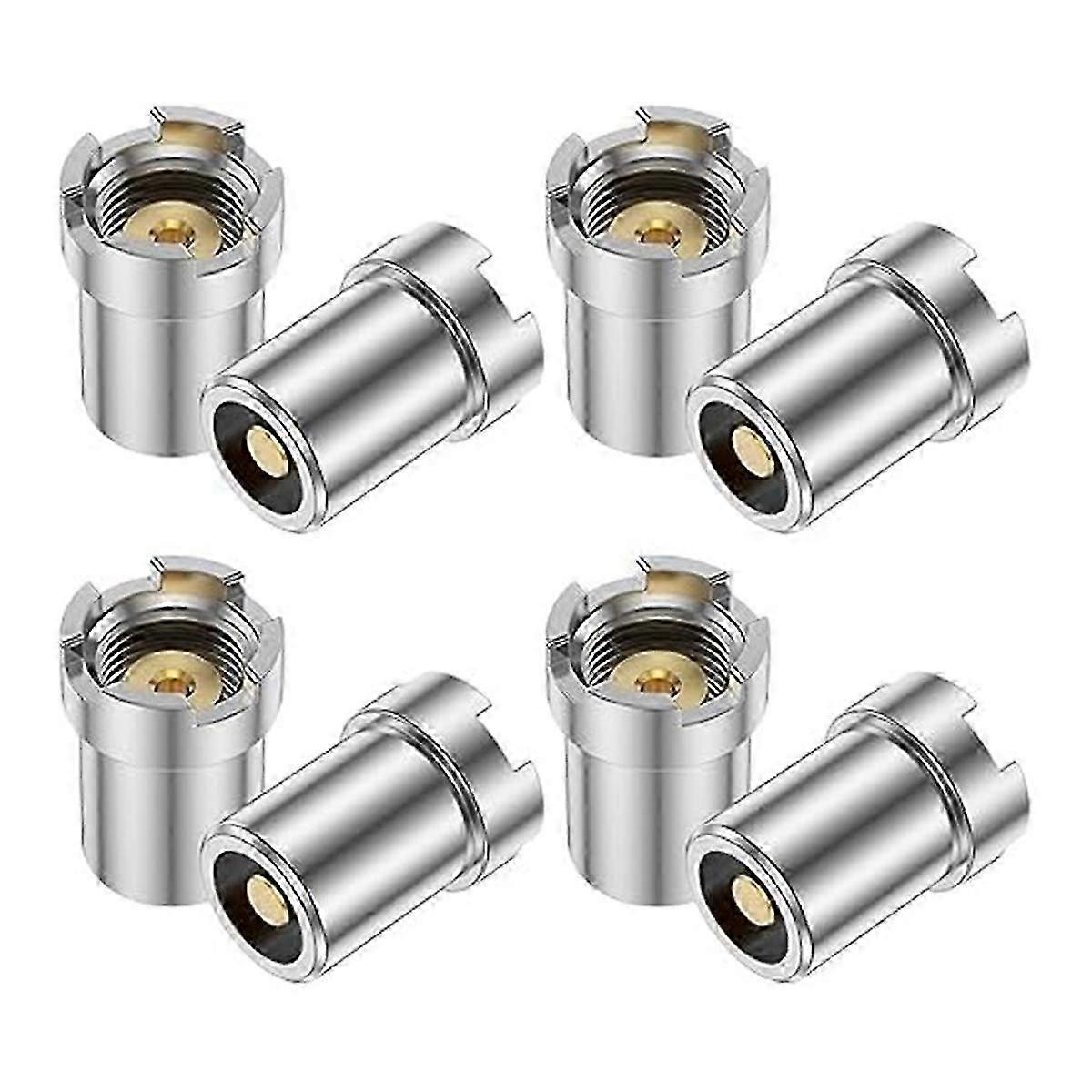 Connectors 510 Adapter, Magnetic Adapter Thread Adapter Kit (8Pcs)Silver SZRH