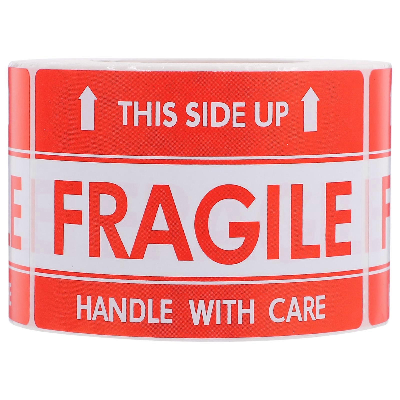 Fragile Warning Labels Roll for Packaging Care with 300 Adhesive Decals