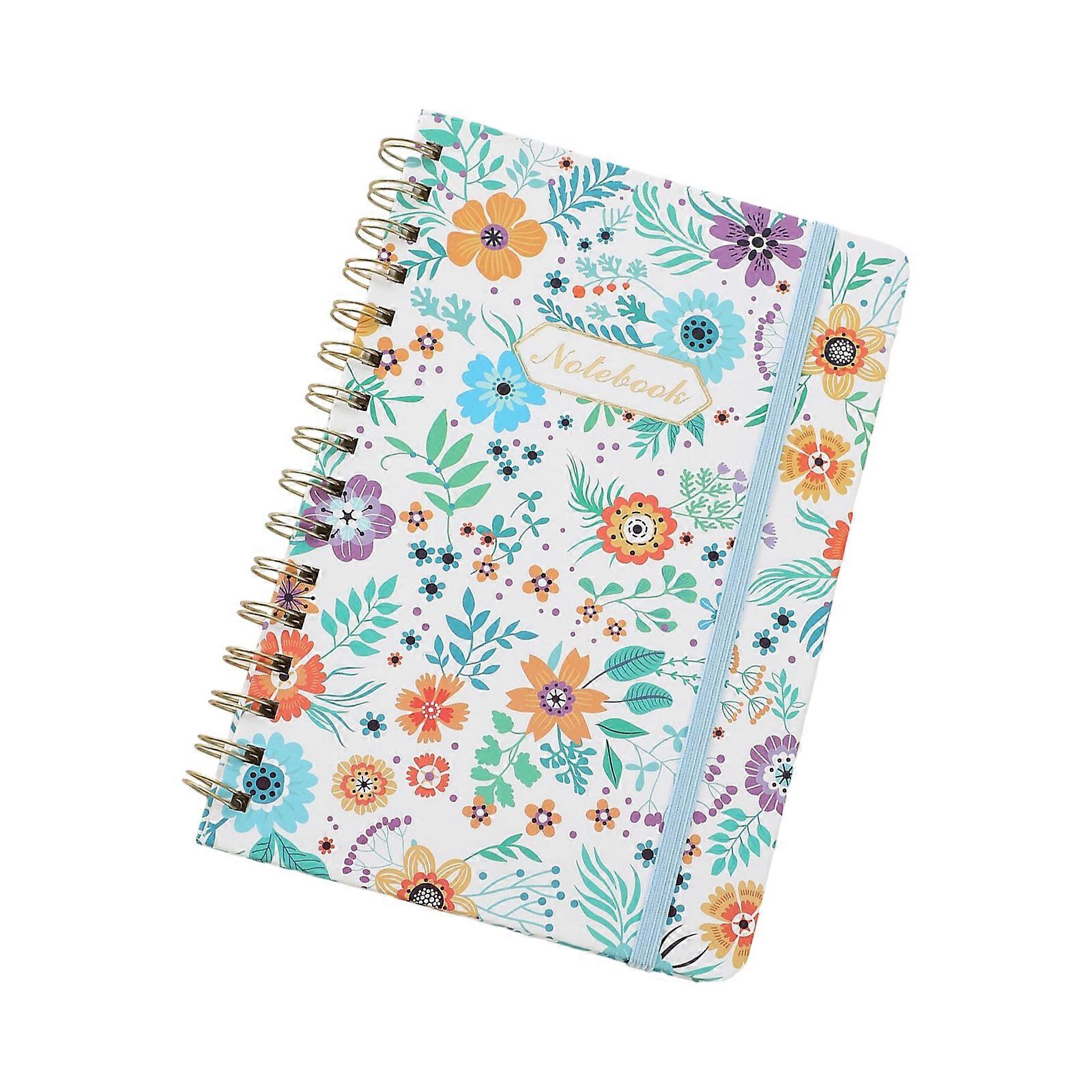 A 5 Journal Notebook Stationery Notebooks Spirals Notebook Hardcover Writing Notebook for Meetings Everyday Use  White