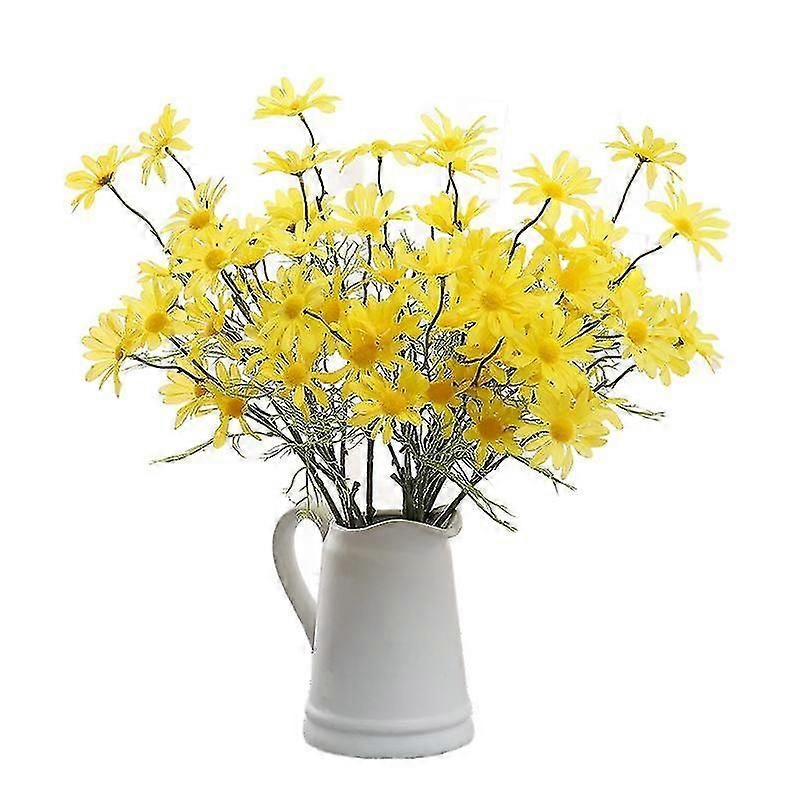 Τεχνητό λουλούδι Μαργαρίτα Μπουκέτο Ψεύτικο Λουλούδι 5 Ολλανδικά Χρυσάνθεμο Cosmos Γάμος Σπίτι Διακόσμηση Μεταξωτό Λουλούδι