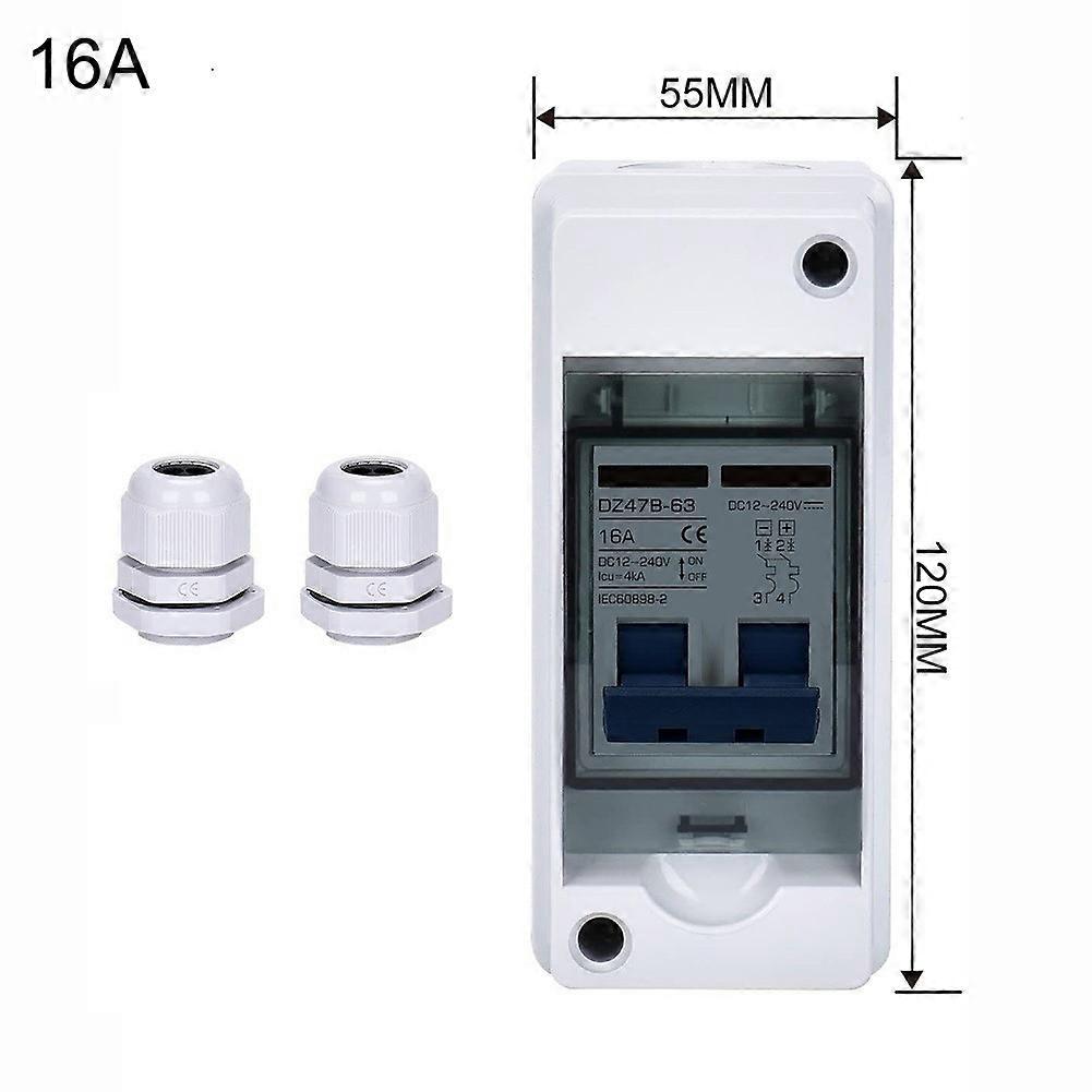 Solar Photovoltaic Cell Combiner Box Dc Circuit Breaker Switch With Junction Box