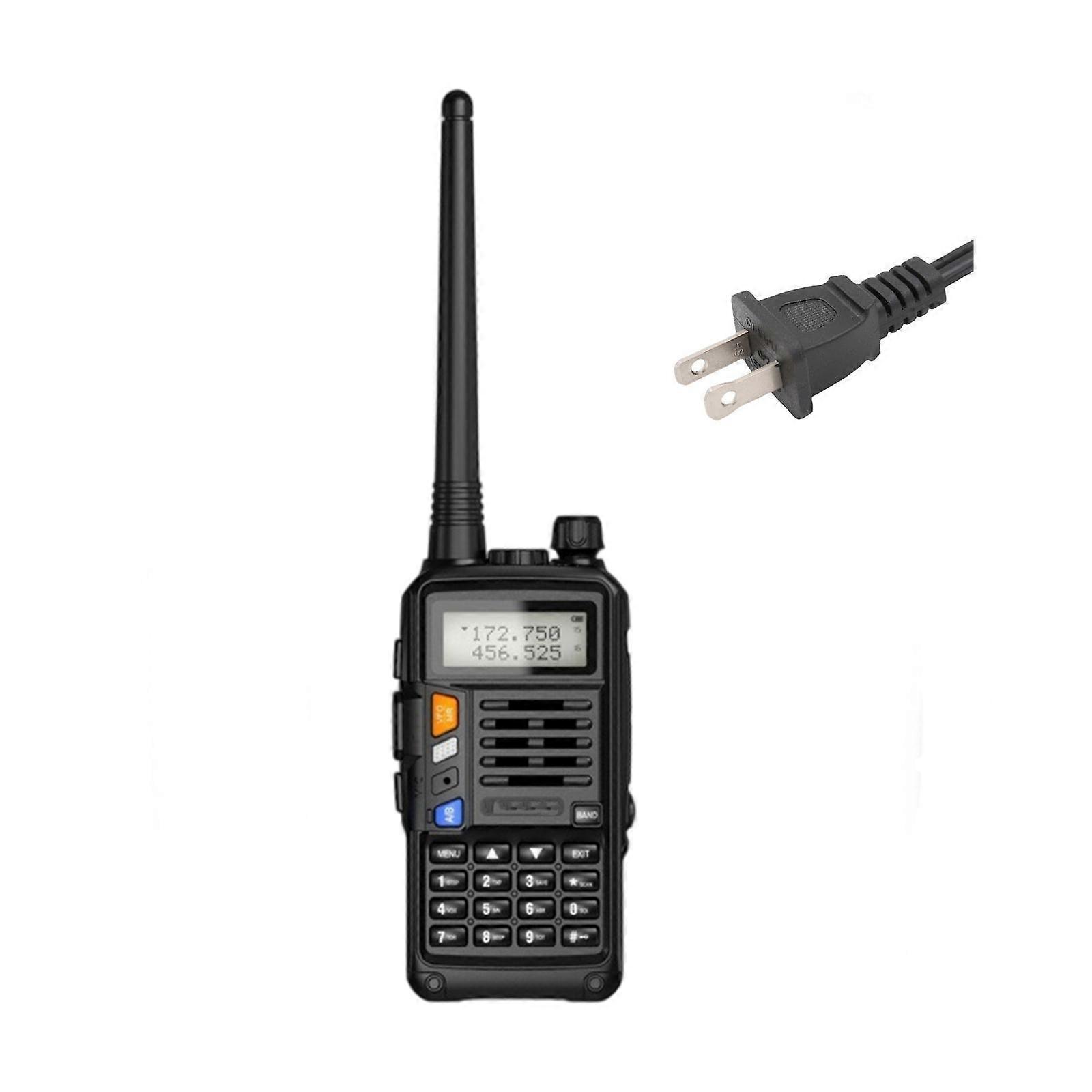 Heavy Duty Double Band Walkies Talkies 10W Output Build In Flashlight FM Radio Long Ranges Communication for Industrial Use Multicolor
