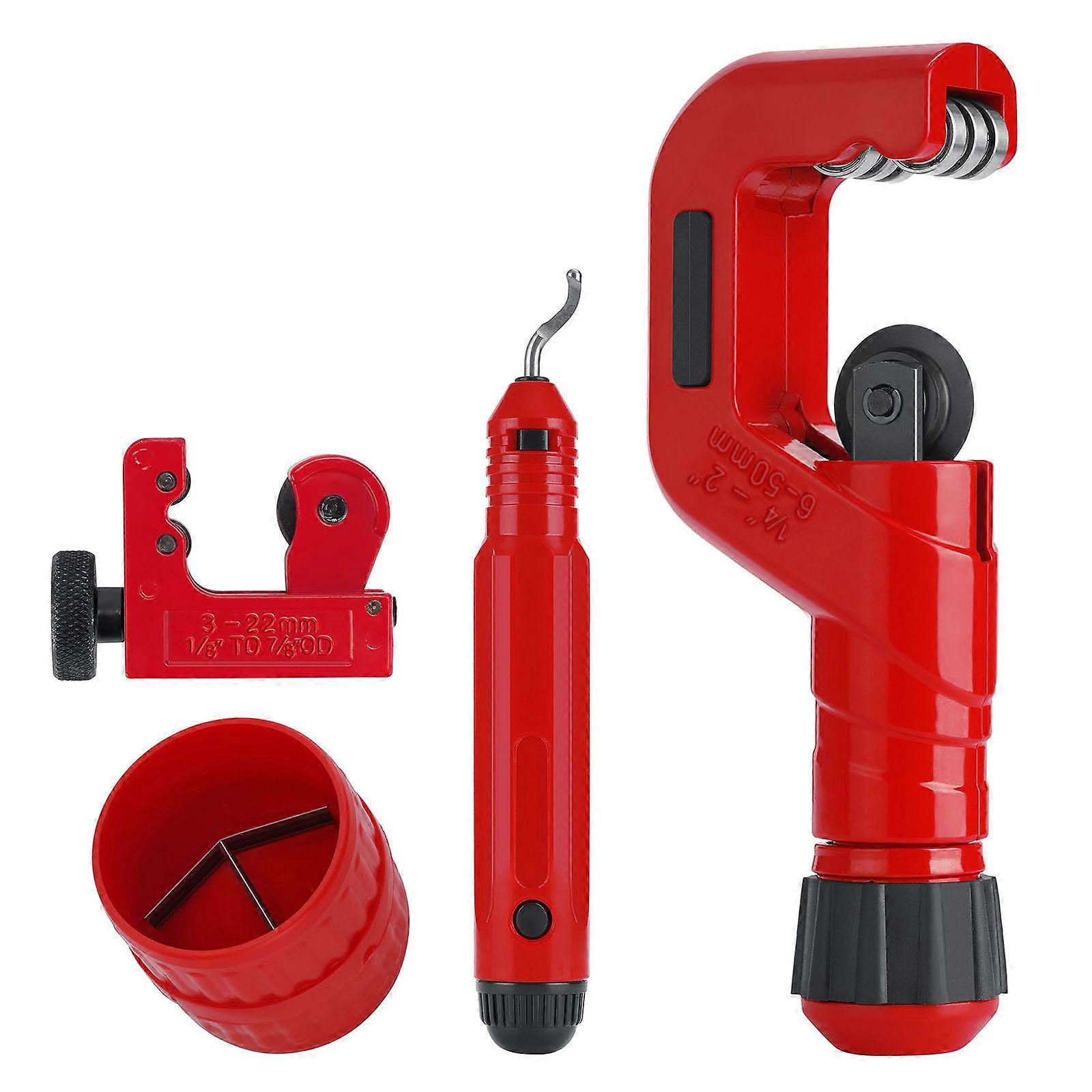 Professional Tube Cutting System With Heat Treated Alloy Wheel Deburring Tool For Hard Soft Materials Deburring Cutter Multicolor