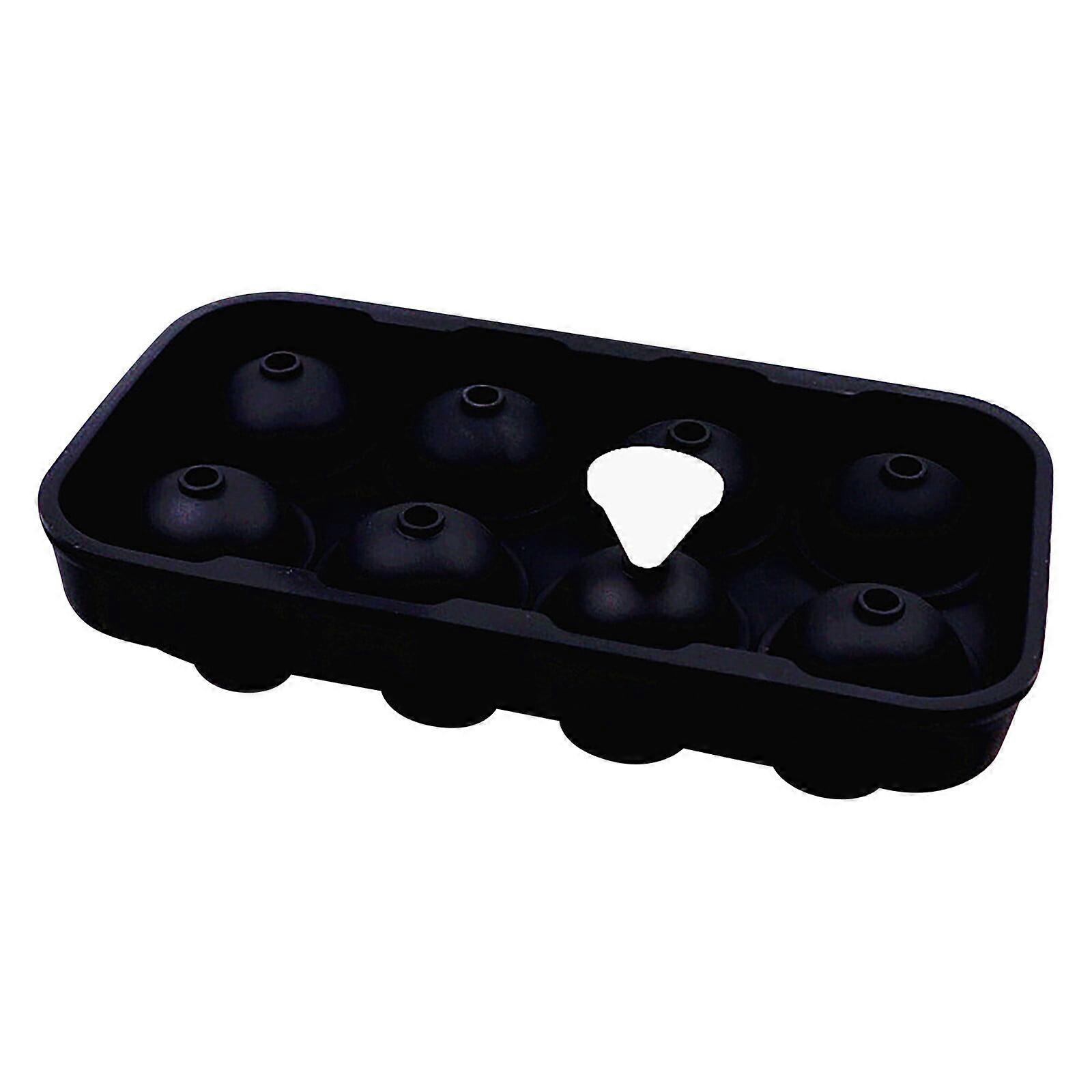 Fankiway Ice Cube Tray, 8 Ice Ball Molds DSlicone Ice Tray Molds Whiskey Ice Making Molds