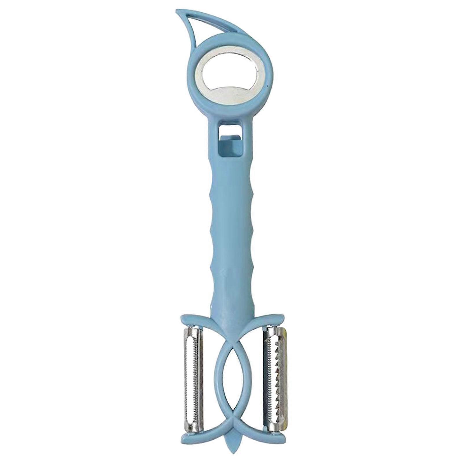 Begine 7-in-1 Bottle Opener & Peeler, Multi Function Can Opener for Canning, Potato and Fruit Grater, compatible with kitchen tools